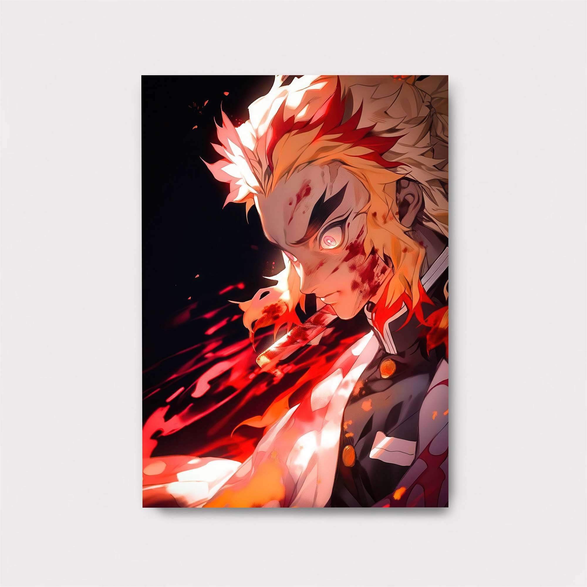 Rengoku Fiery Safe Wall Magnetic / M