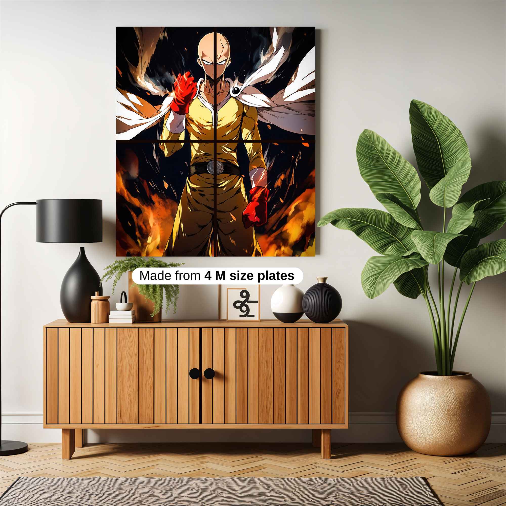 Saitama Fierce Safe Wall Magnetic / M