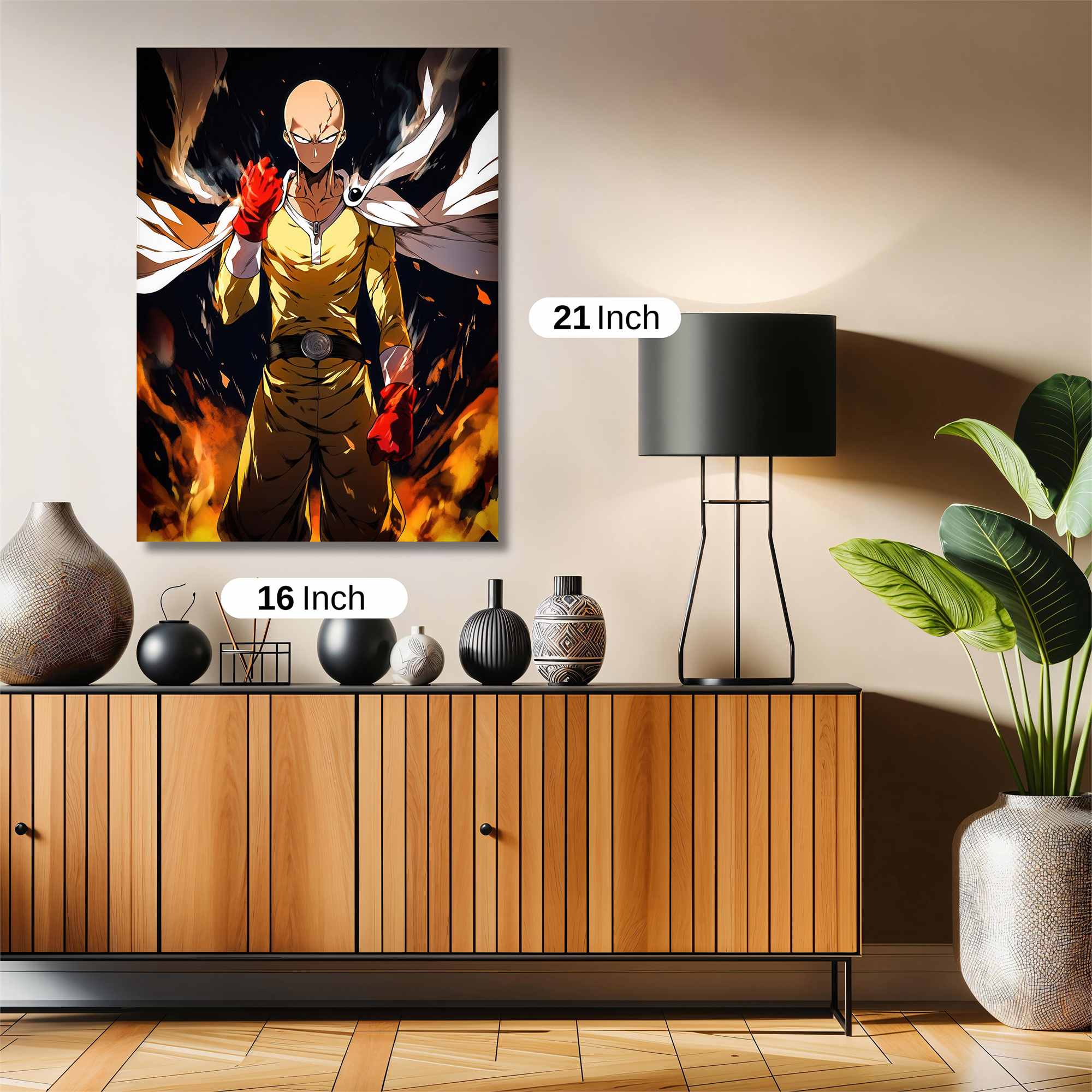 Saitama Fierce Safe Wall Magnetic / M