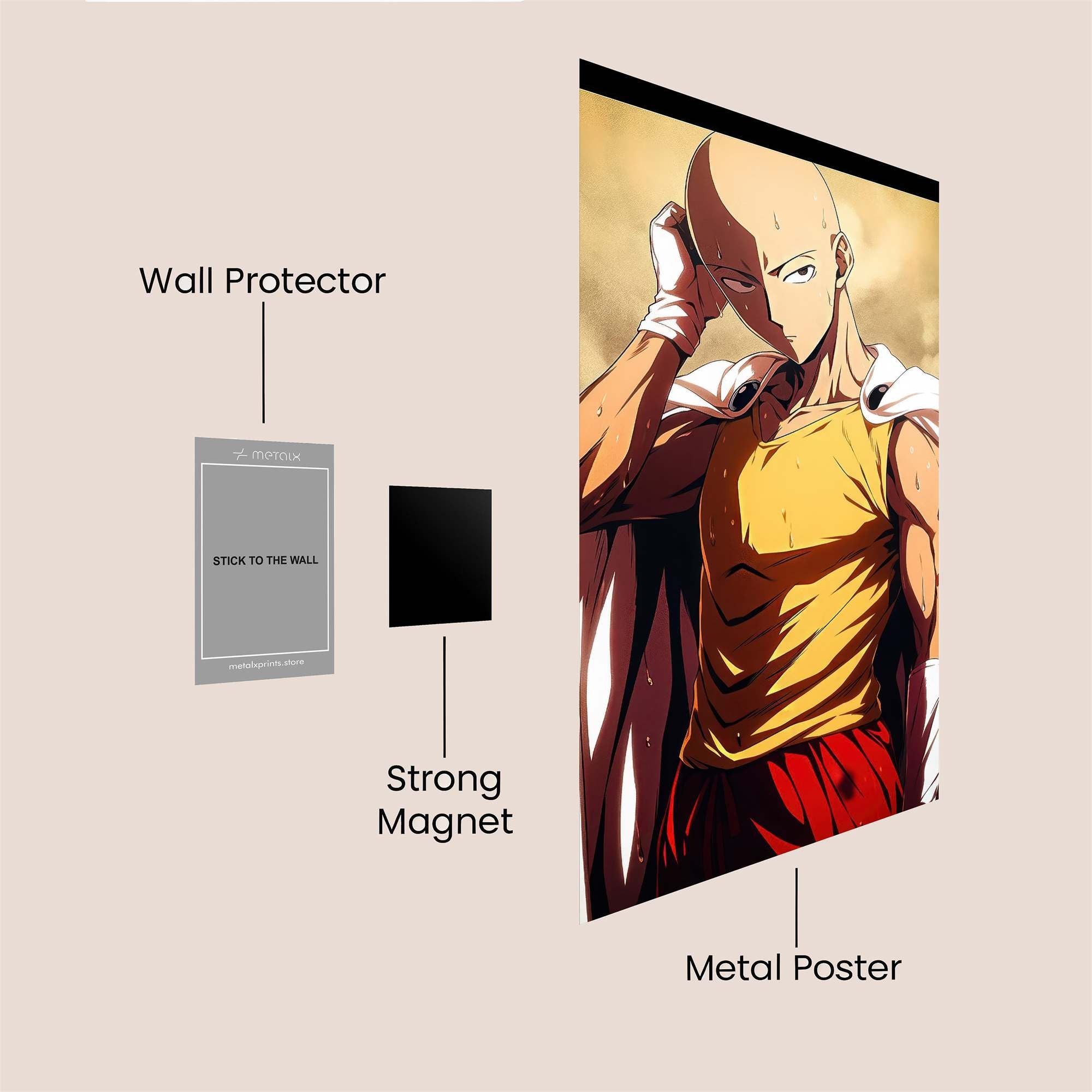 Saitama Serene Safe Wall Magnetic / M