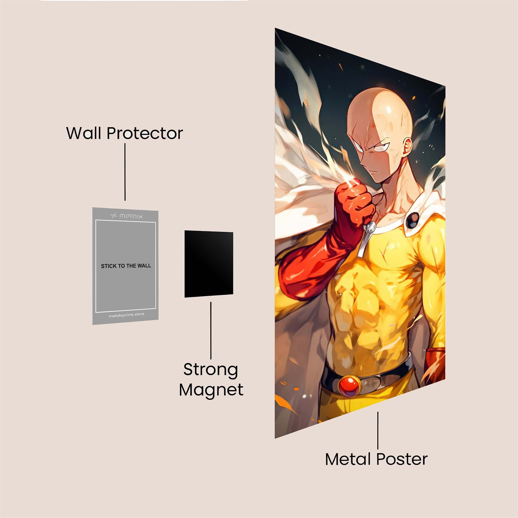 Saitama Radiant Safe Wall Magnetic / M
