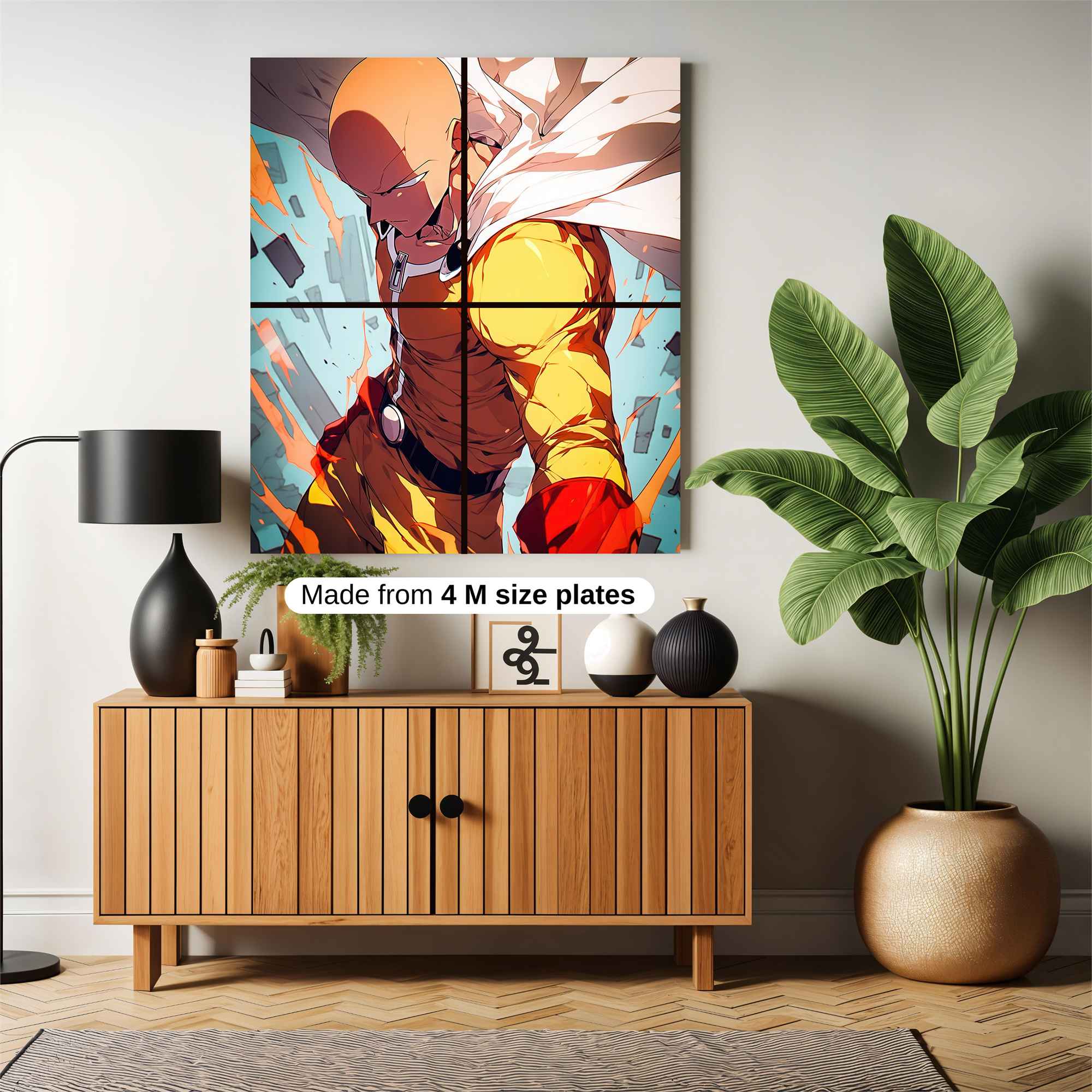 Saitama Heroic Safe Wall Magnetic / M