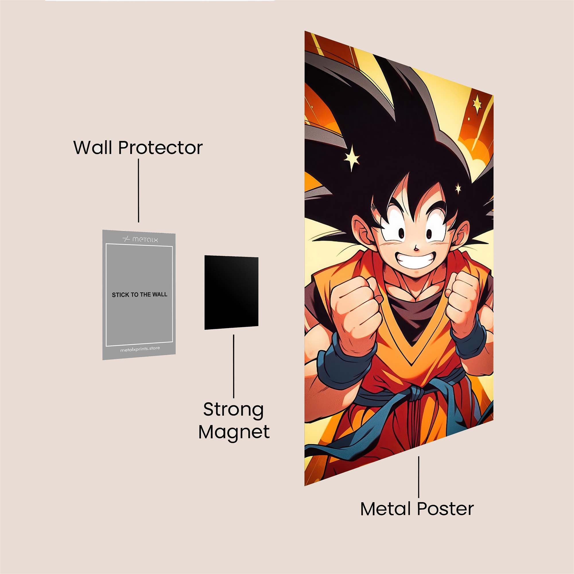Goku Radiant Safe Wall Magnetic / M