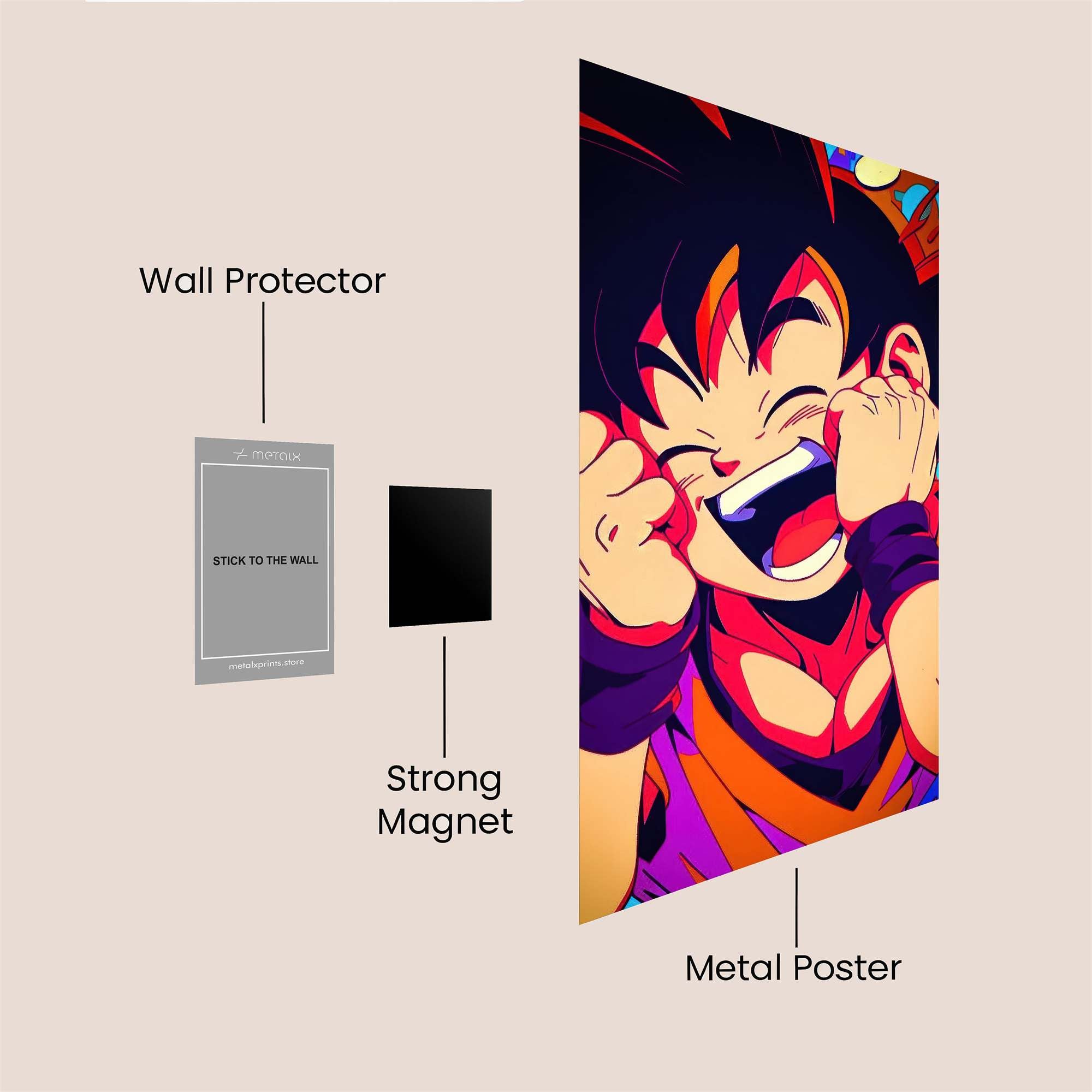 Goku Ecstatic Safe Wall Magnetic / M