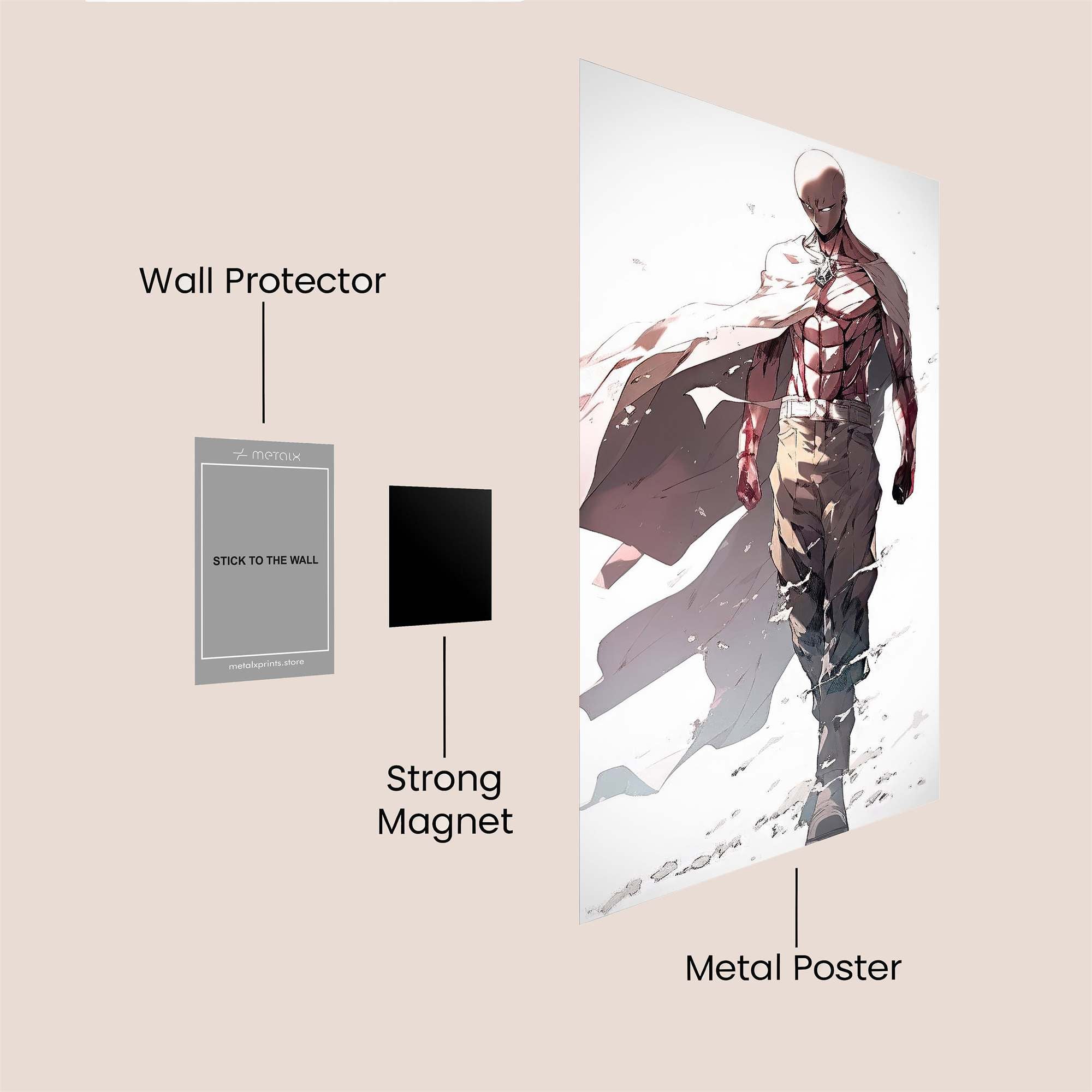 Garou Resolute Safe Wall Magnetic / M