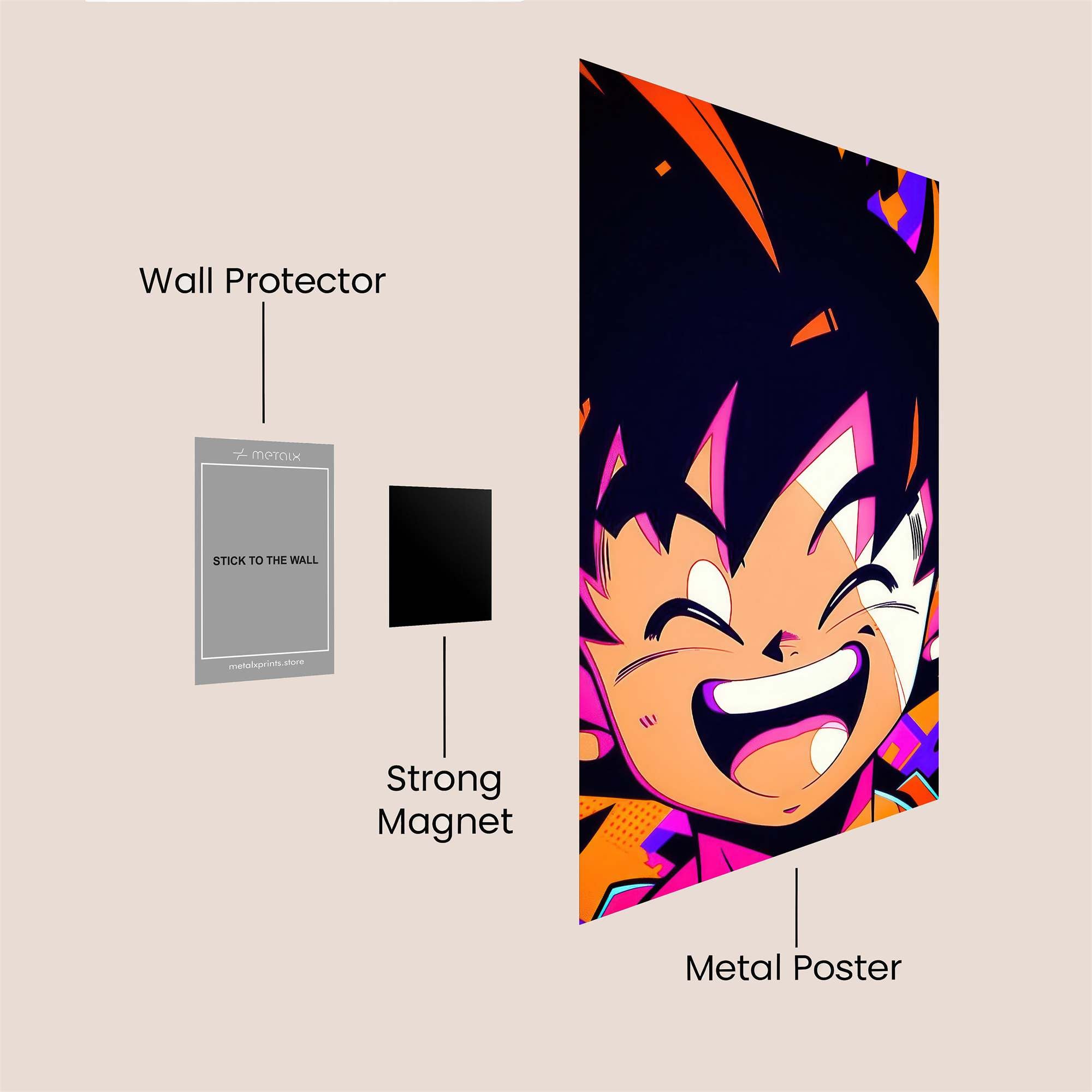 Goku Ecstasy Safe Wall Magnetic / M