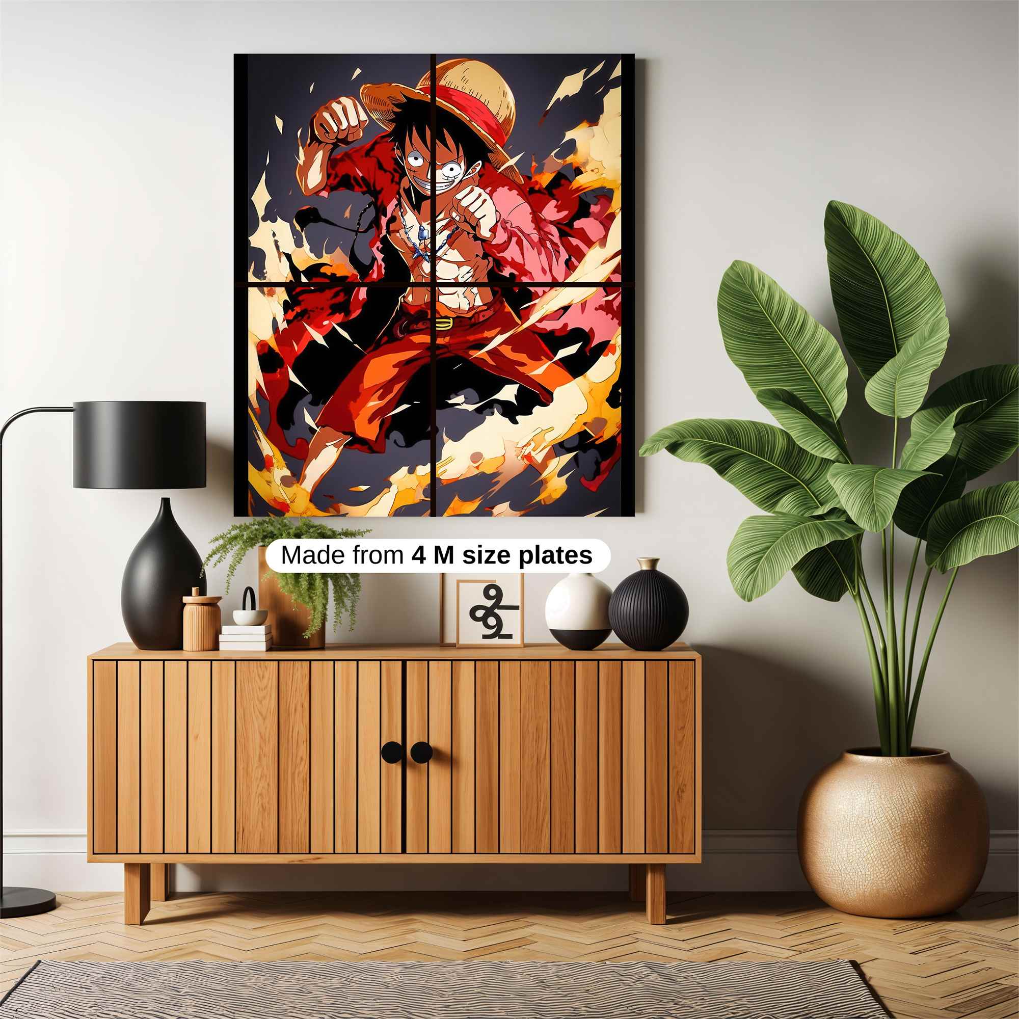 Luffy Blaze Safe Wall Magnetic / M