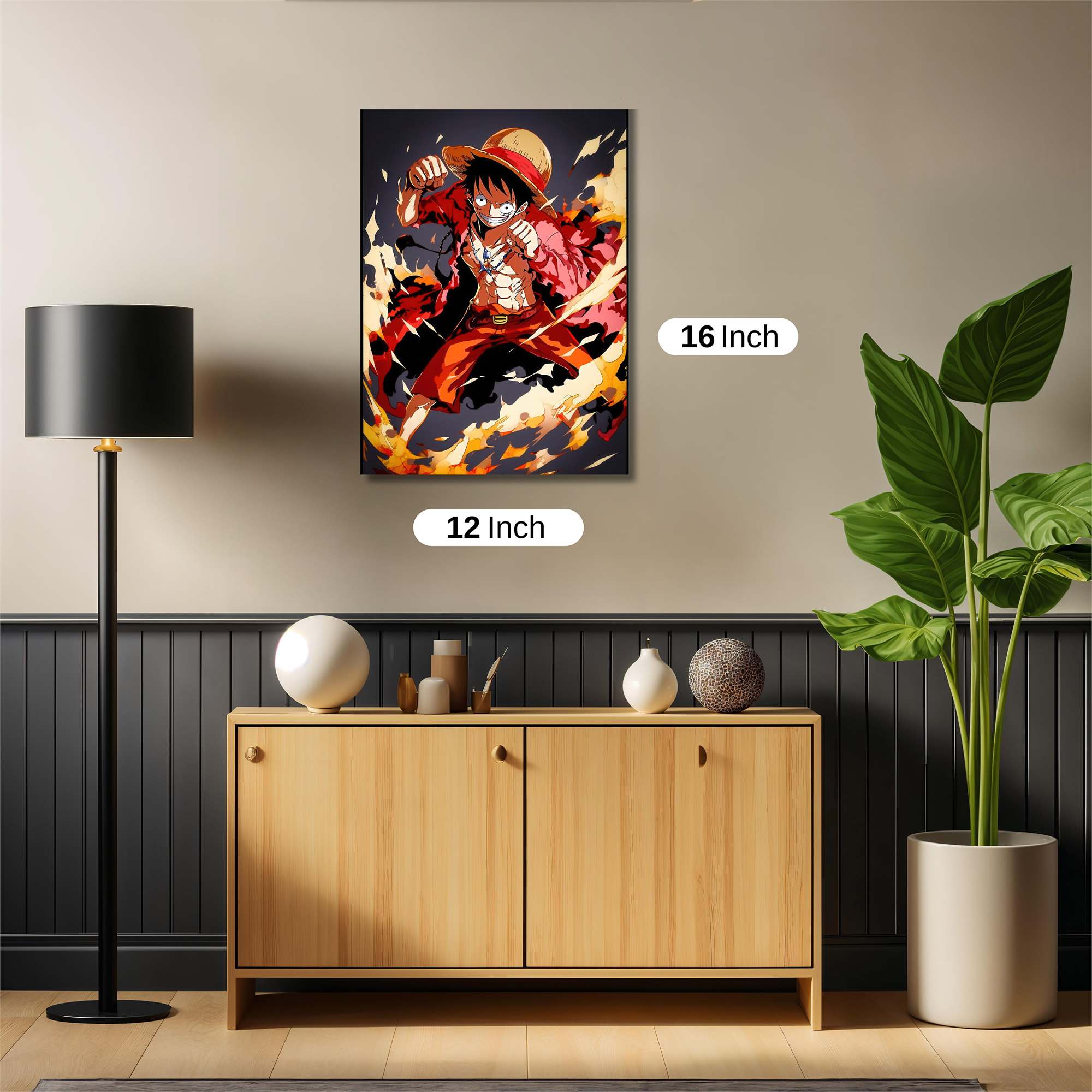 Luffy Blaze Safe Wall Magnetic / M