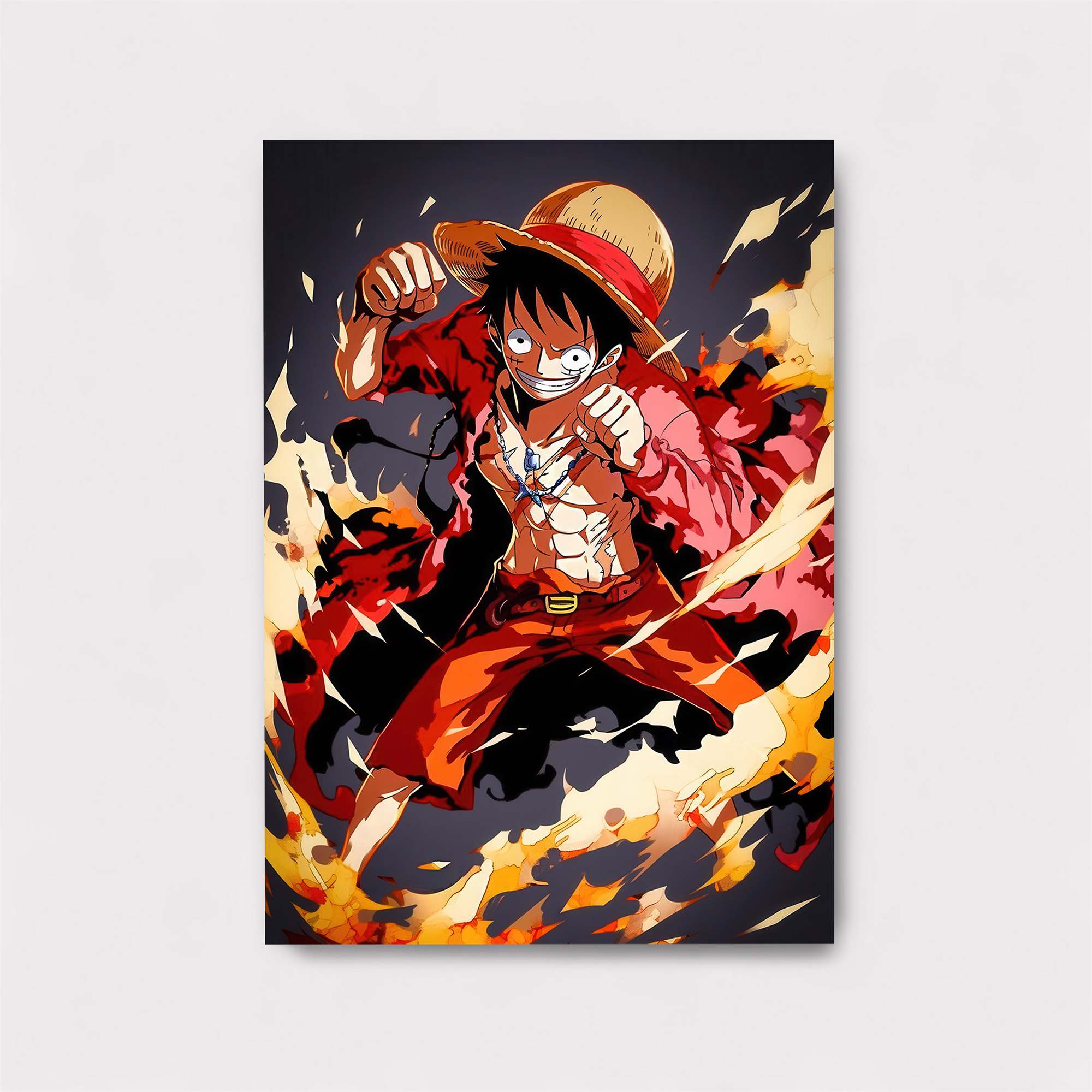 Luffy Blaze Safe Wall Magnetic / M
