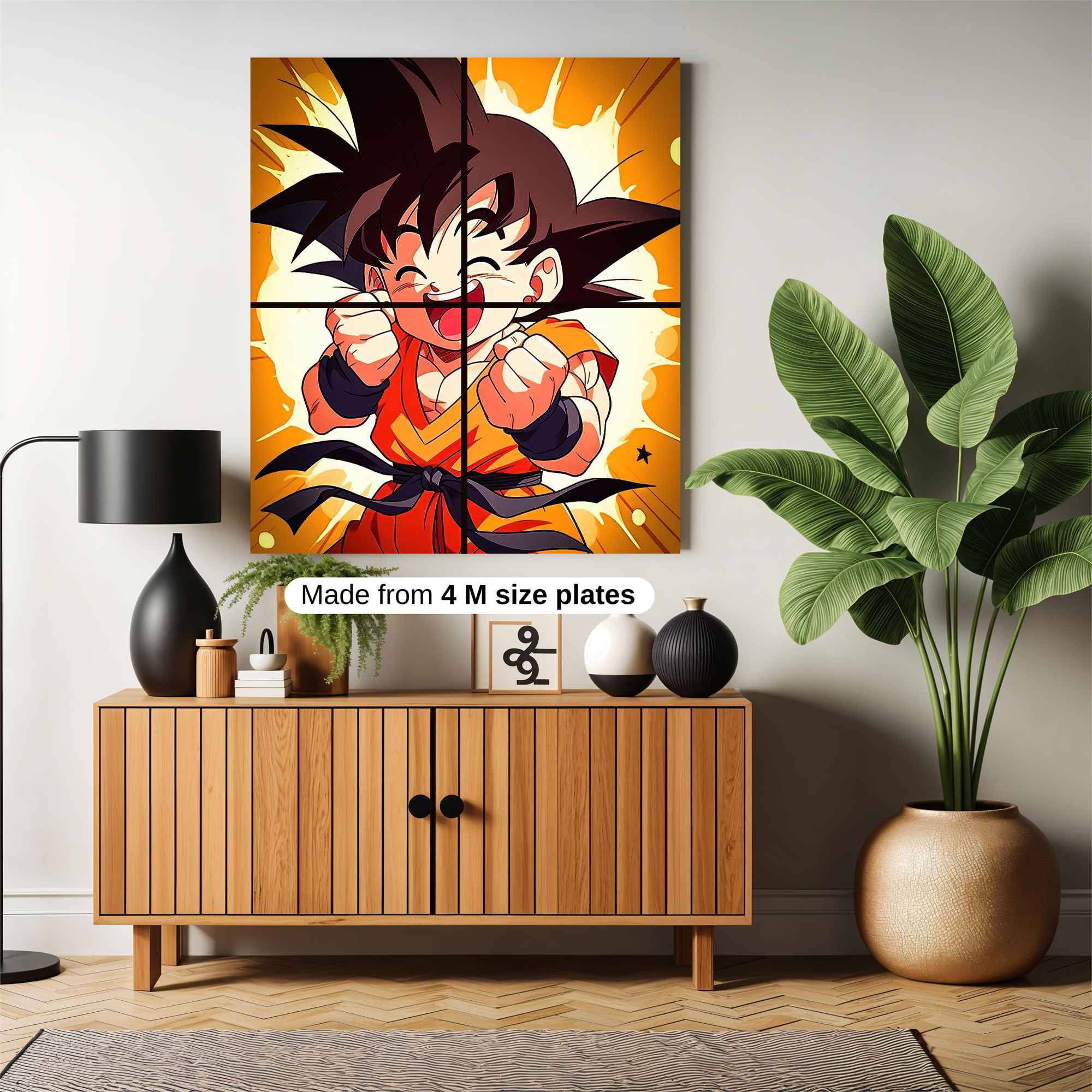 Goku Gleeful Safe Wall Magnetic / M