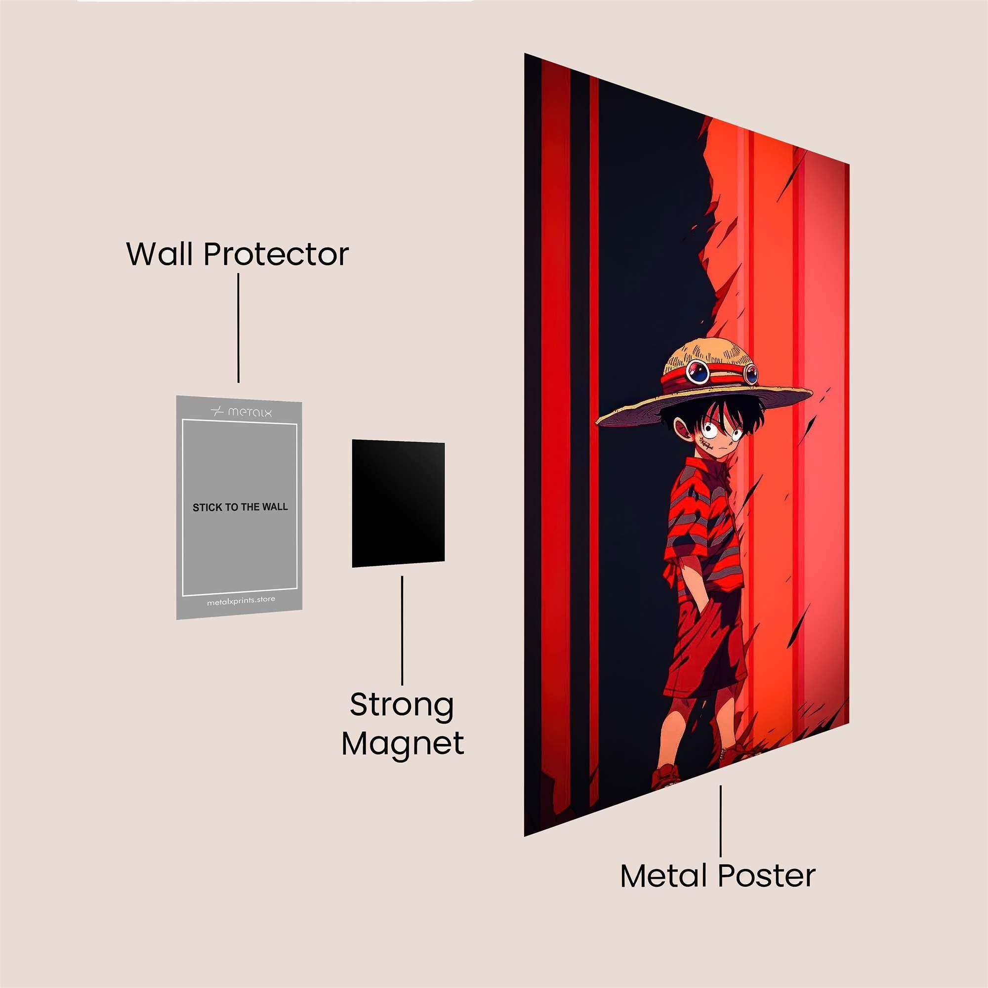 Luffy Defiant Safe Wall Magnetic / M