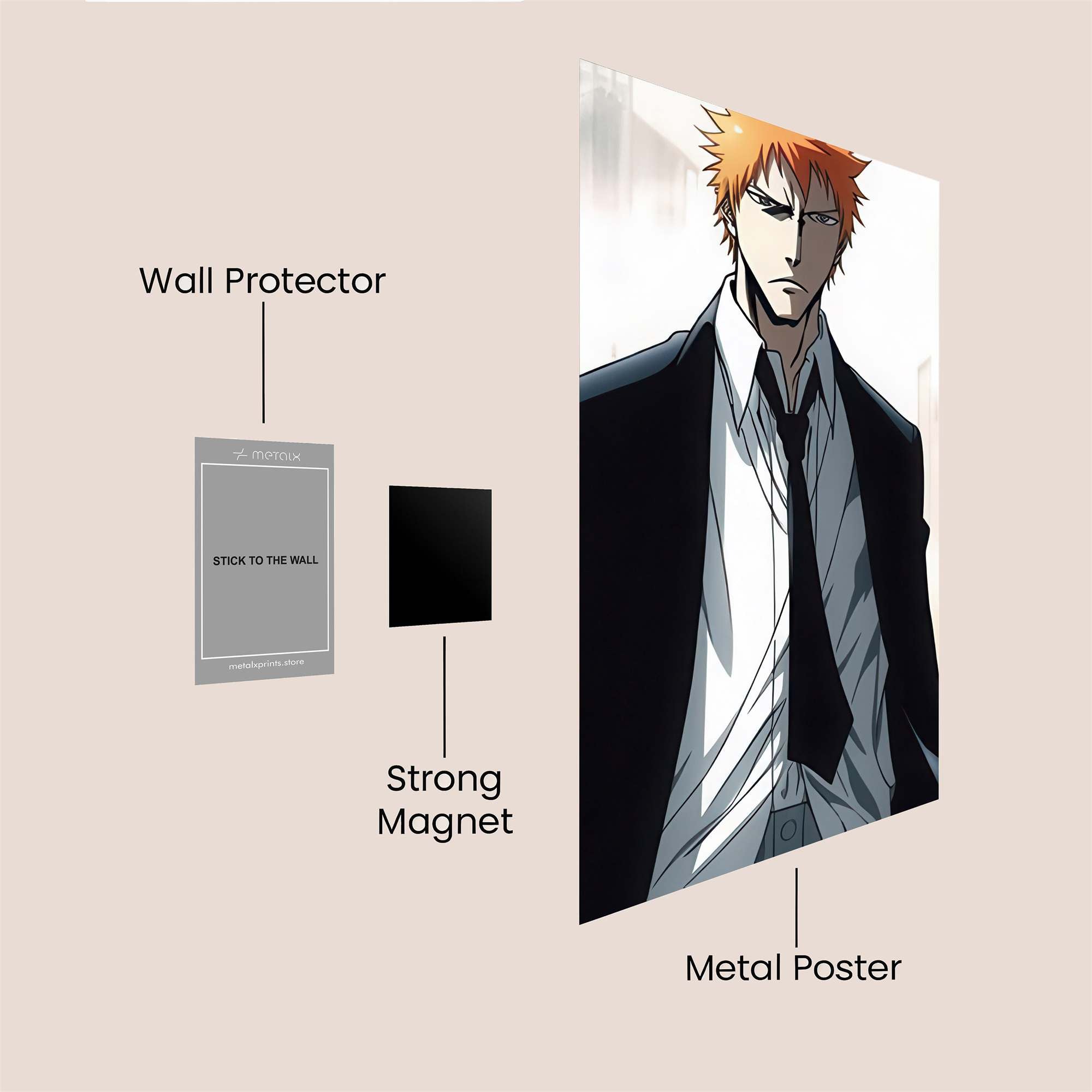 Goku Vibrant Safe Wall Magnetic / M