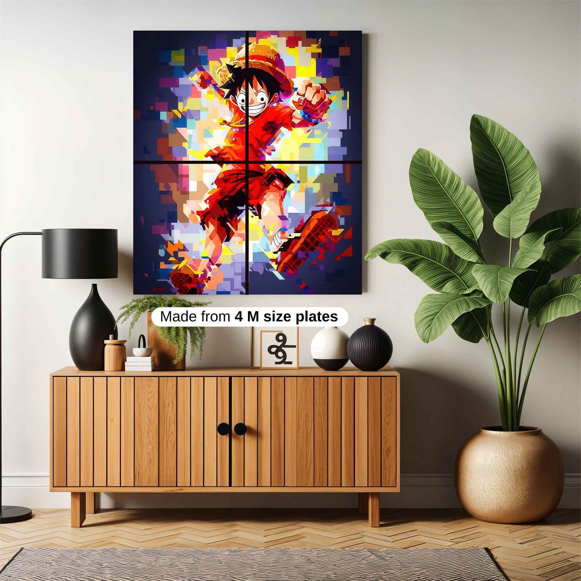 Luffy Vibrant Safe Wall Magnetic / M