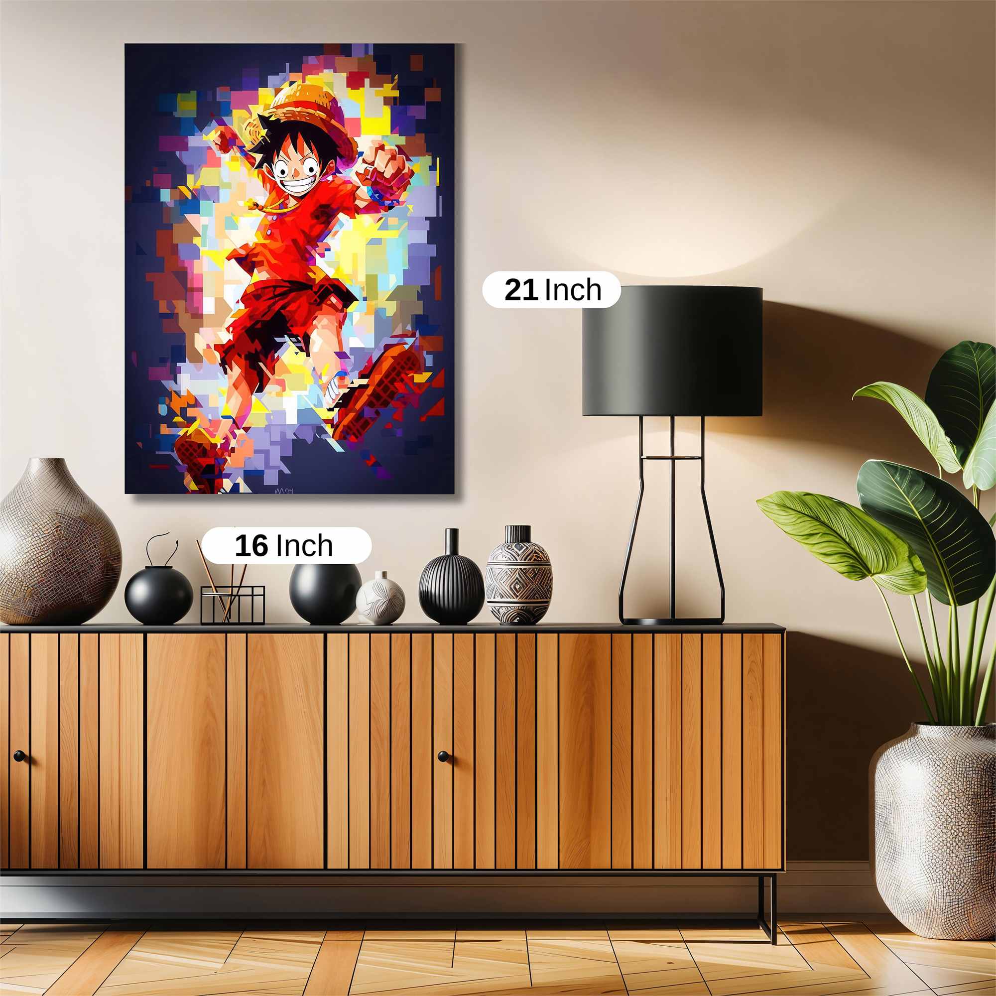 Luffy Vibrant Safe Wall Magnetic / M