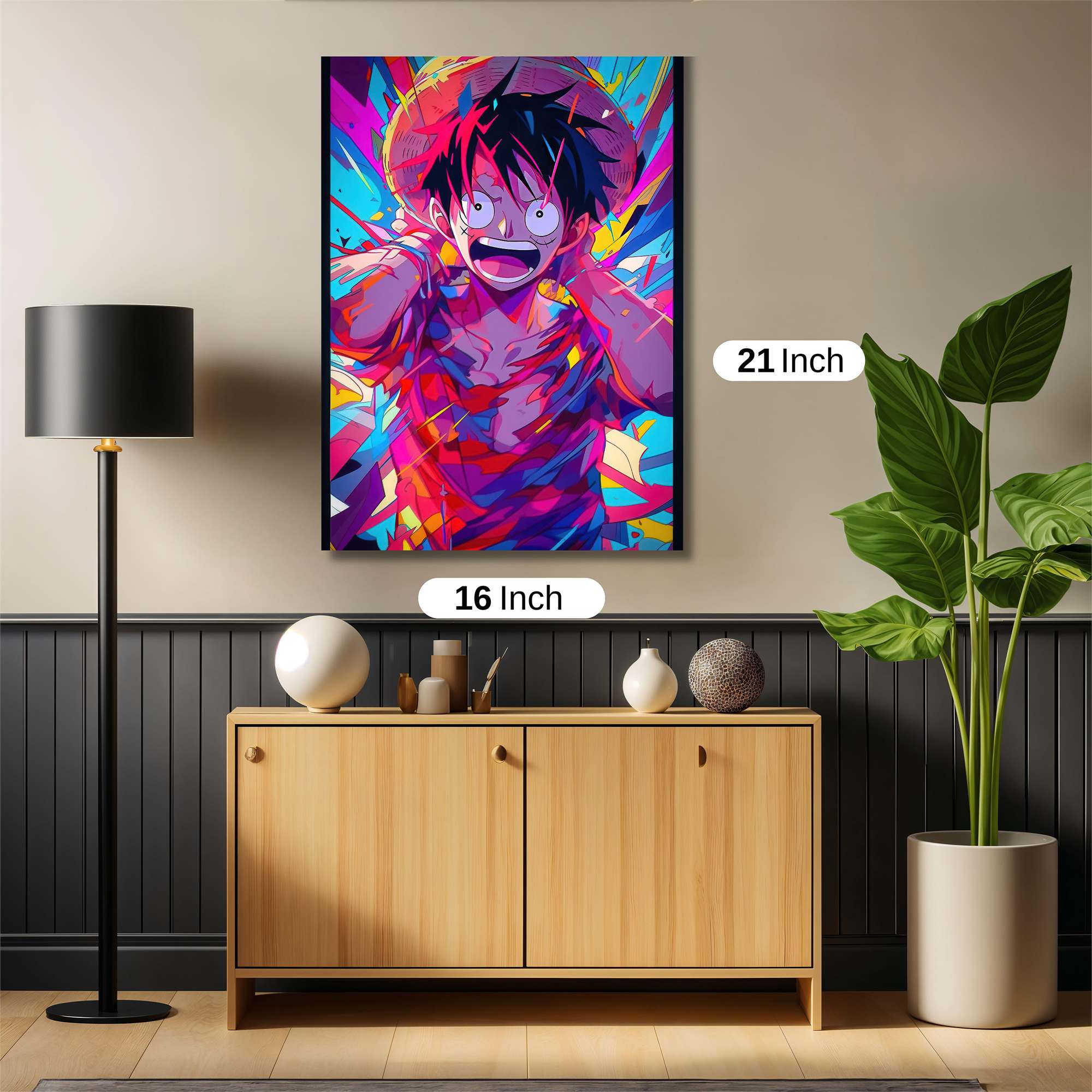 Luffy Ecstatic Safe Wall Magnetic / M