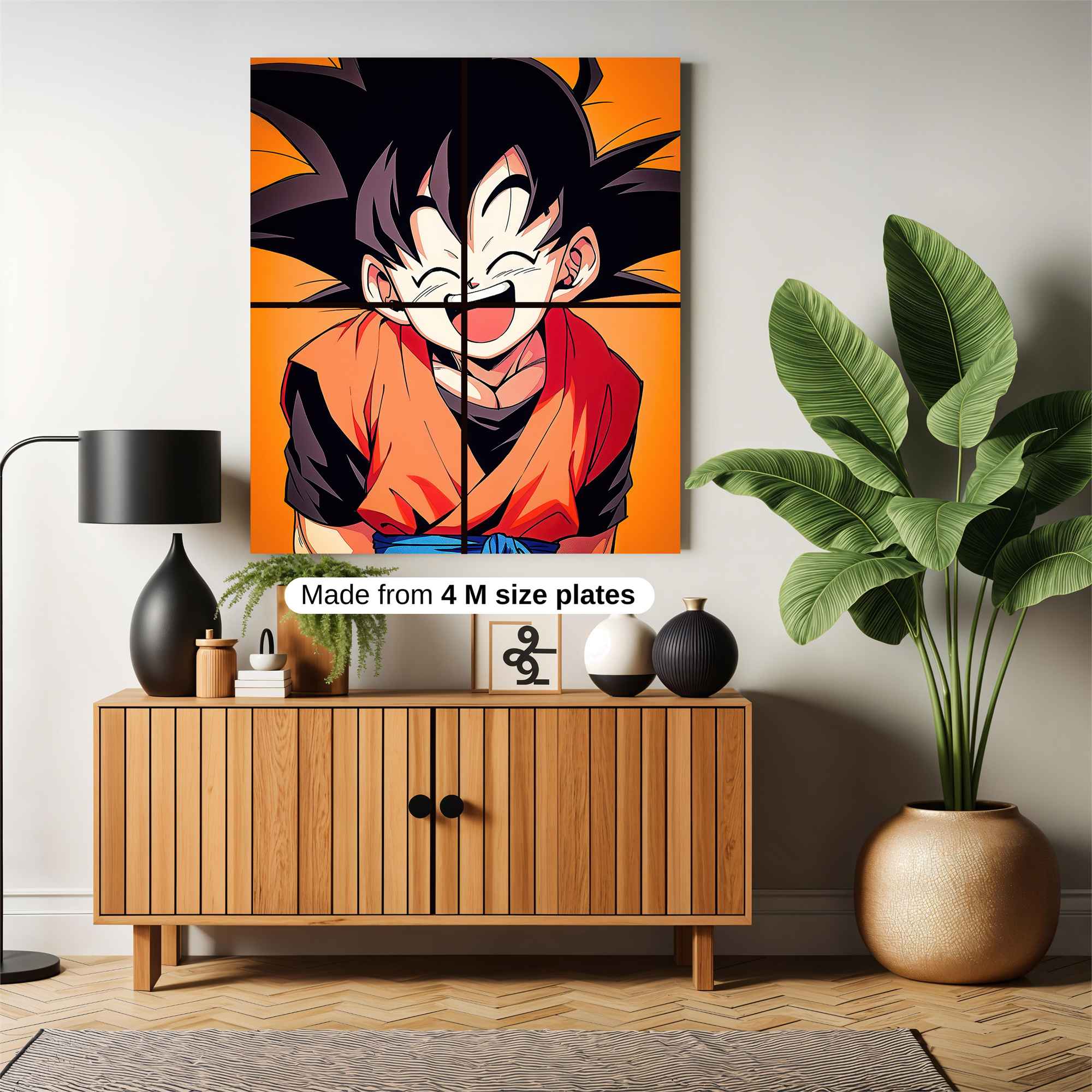Goku Gleeful Safe Wall Magnetic / M