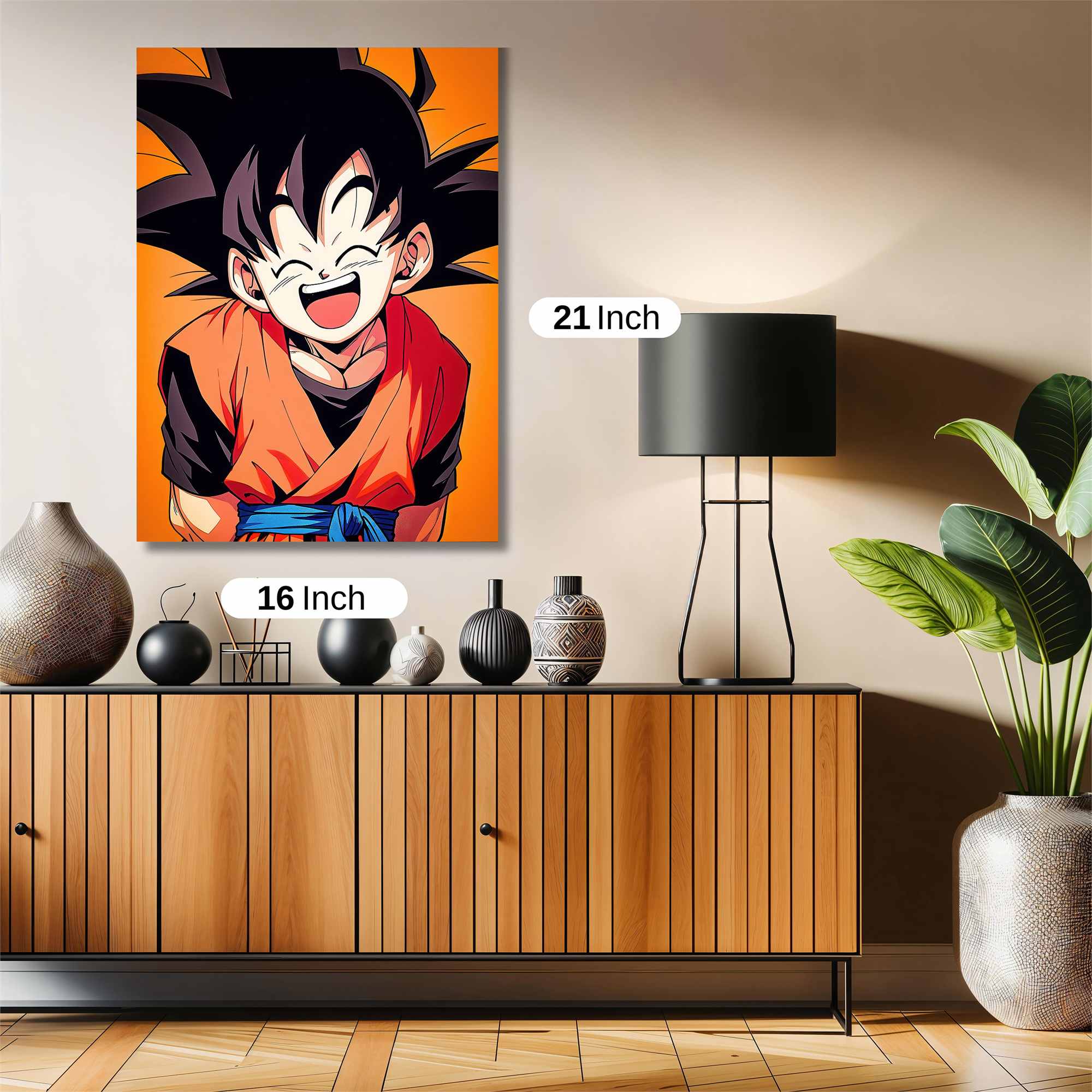 Goku Gleeful Safe Wall Magnetic / M