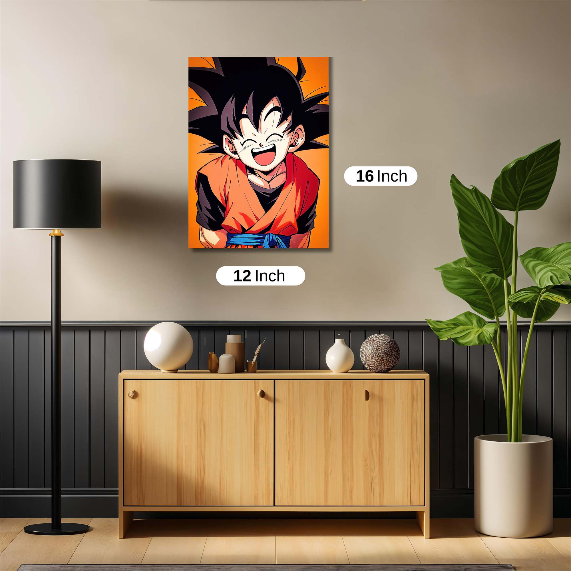 Goku Gleeful Safe Wall Magnetic / M