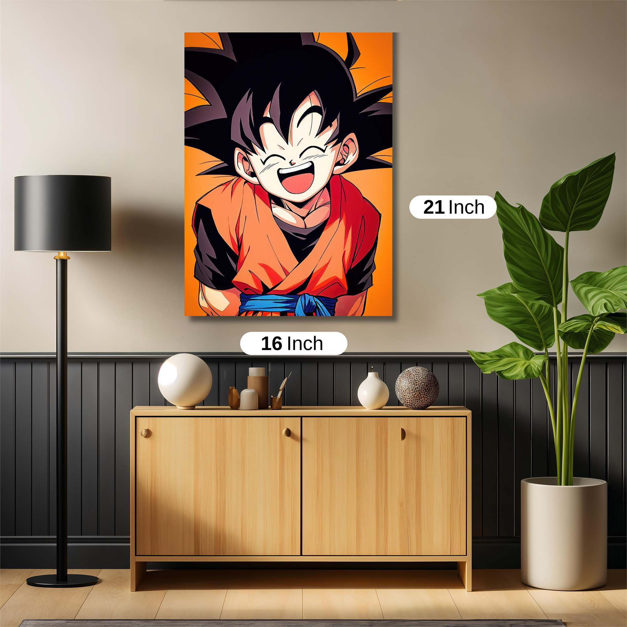 Goku Gleeful Safe Wall Magnetic / M