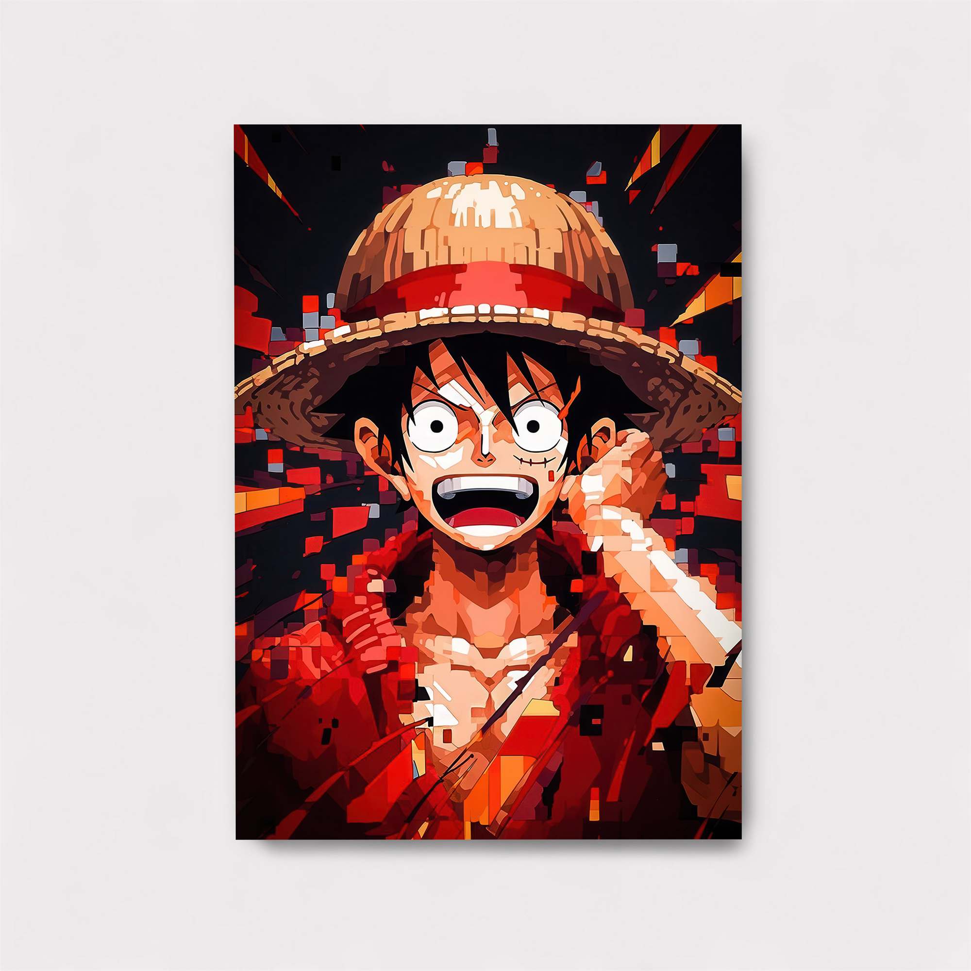 Luffy Fiery Safe Wall Magnetic / M