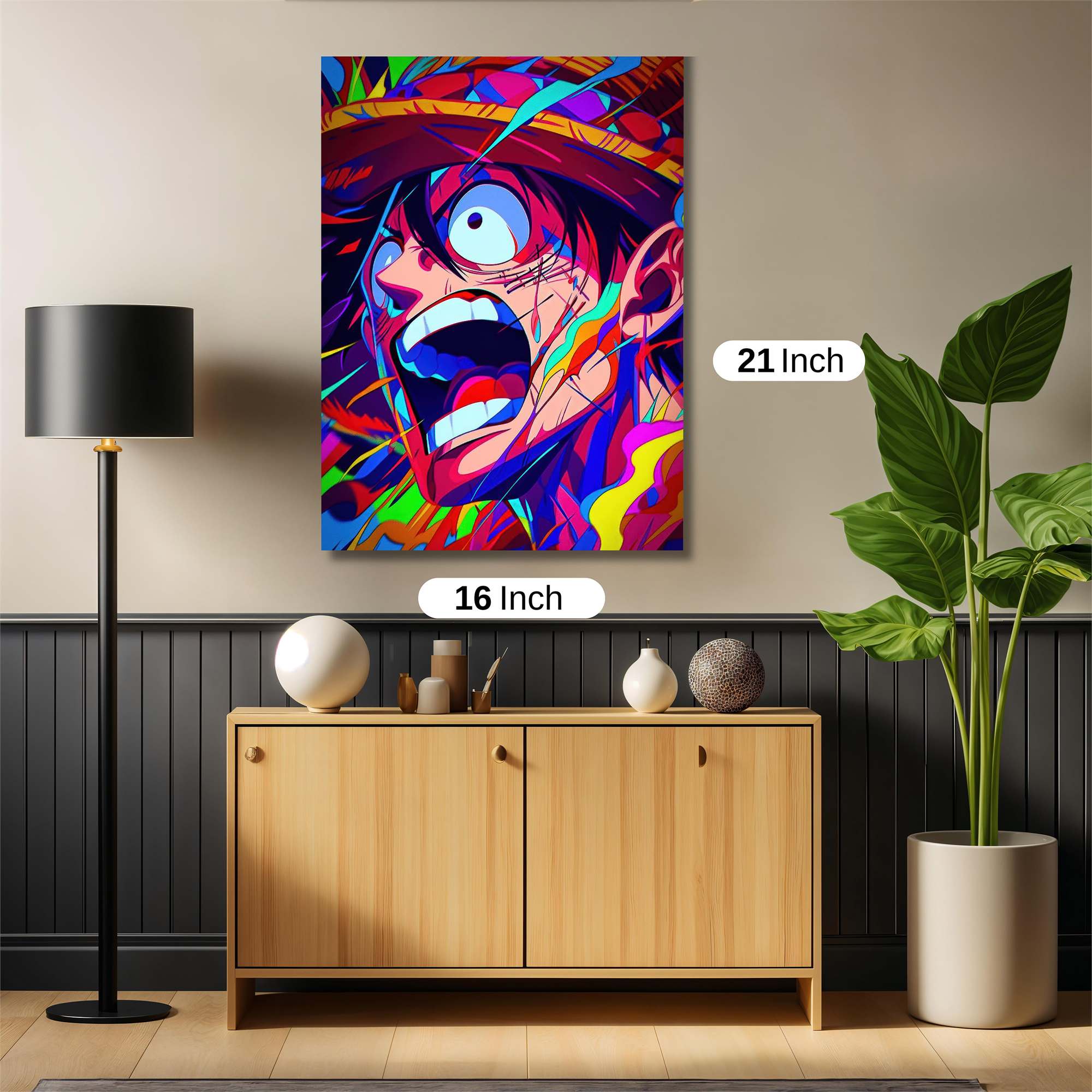 Luffy Vibrant Safe Wall Magnetic / M