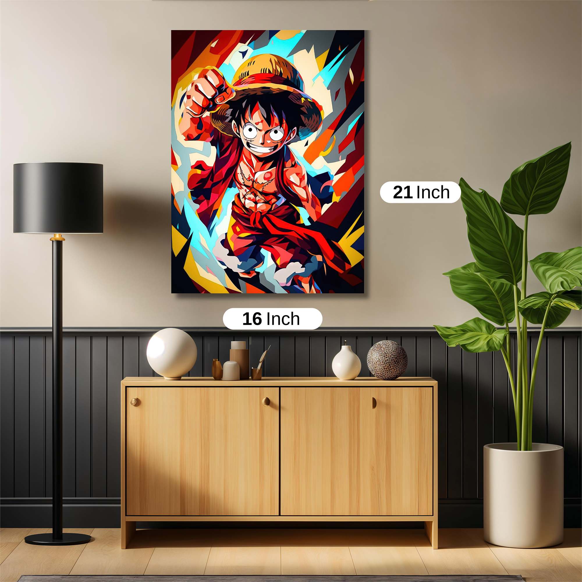 Luffy Radiant Safe Wall Magnetic / M