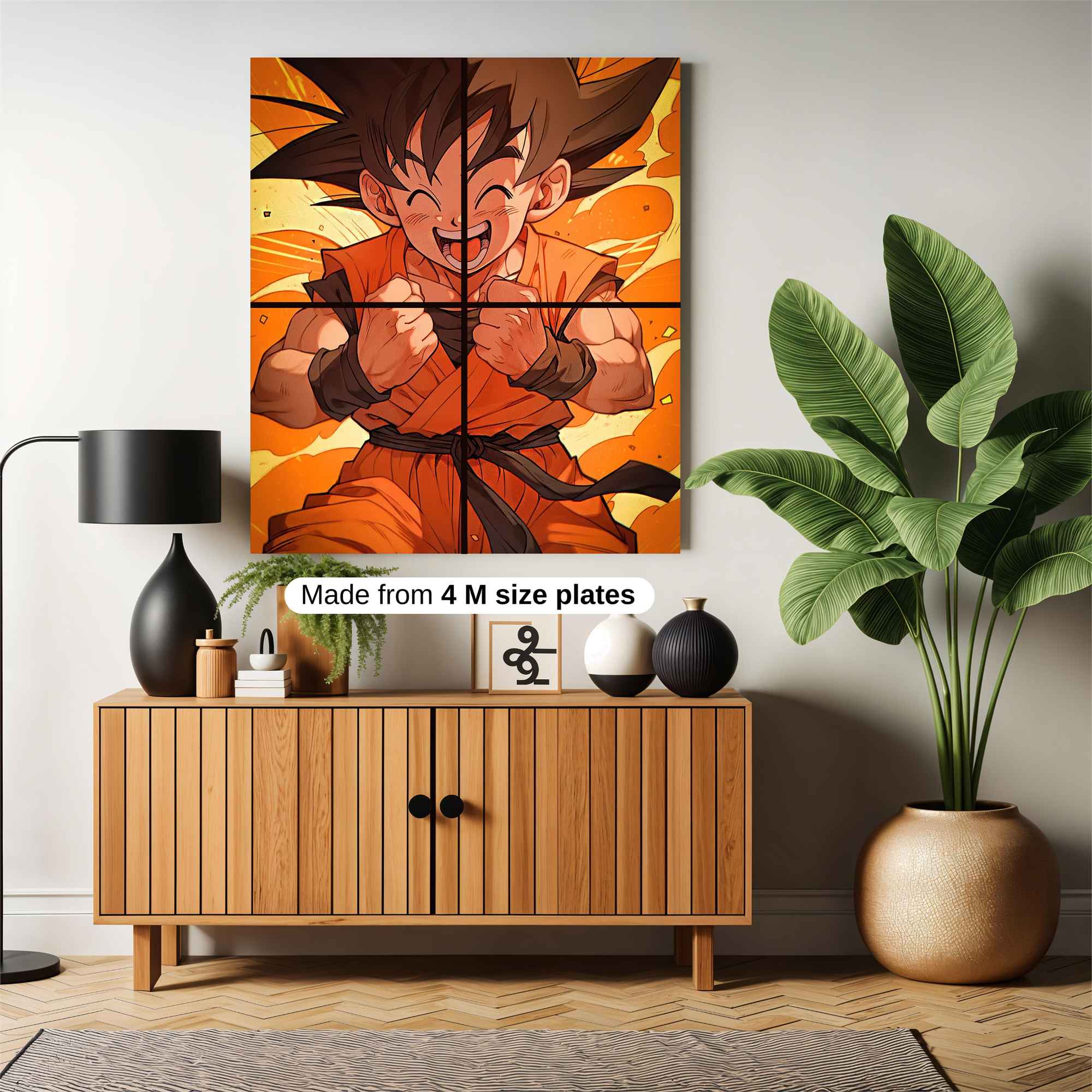 Goku Jubilant Safe Wall Magnetic / M