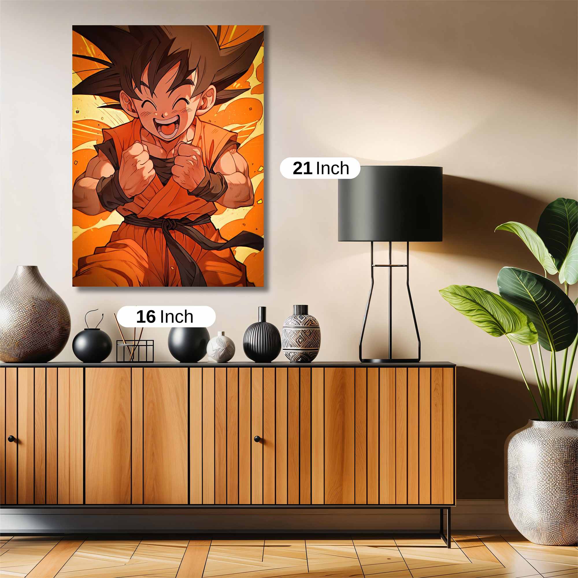 Goku Jubilant Safe Wall Magnetic / M