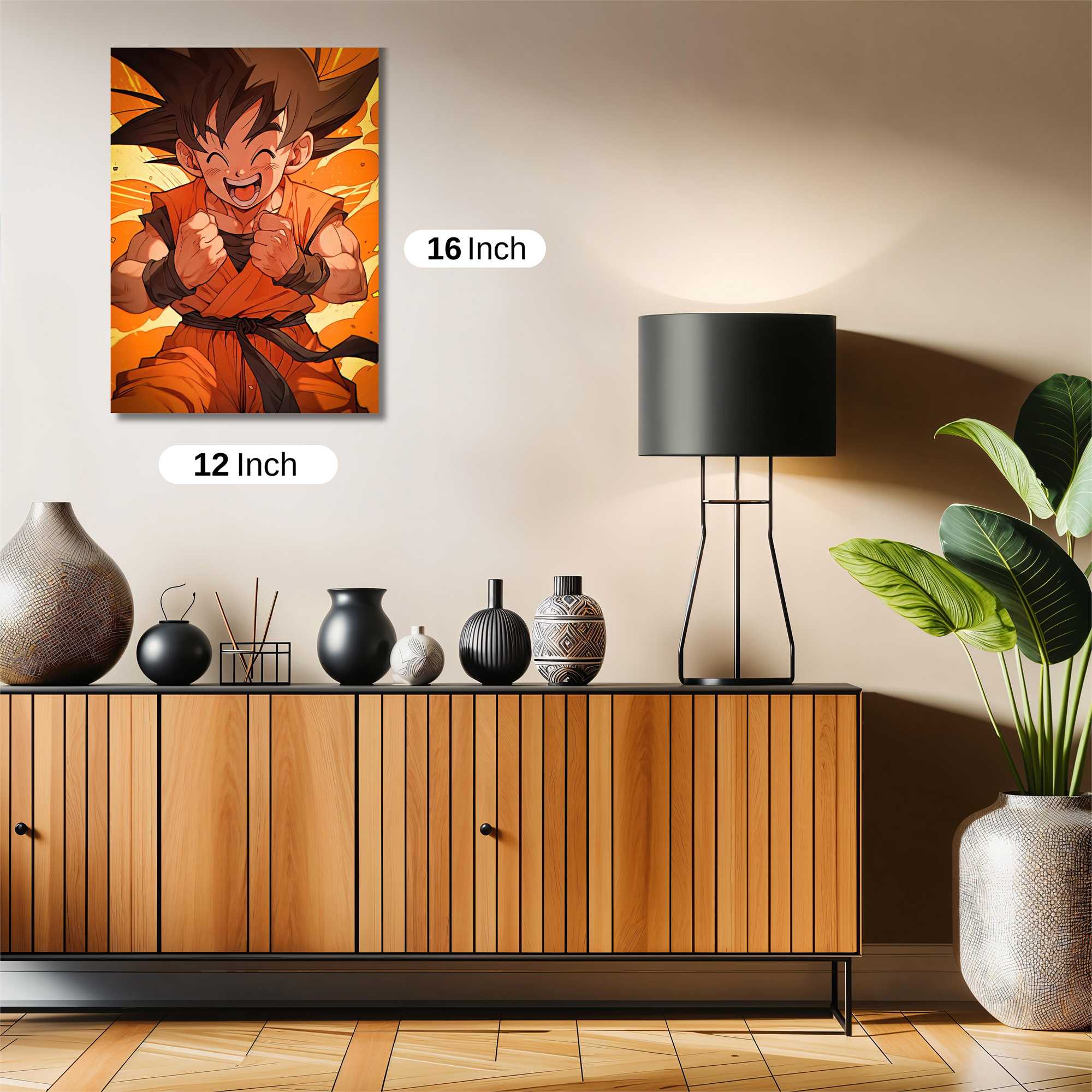 Goku Jubilant Safe Wall Magnetic / M