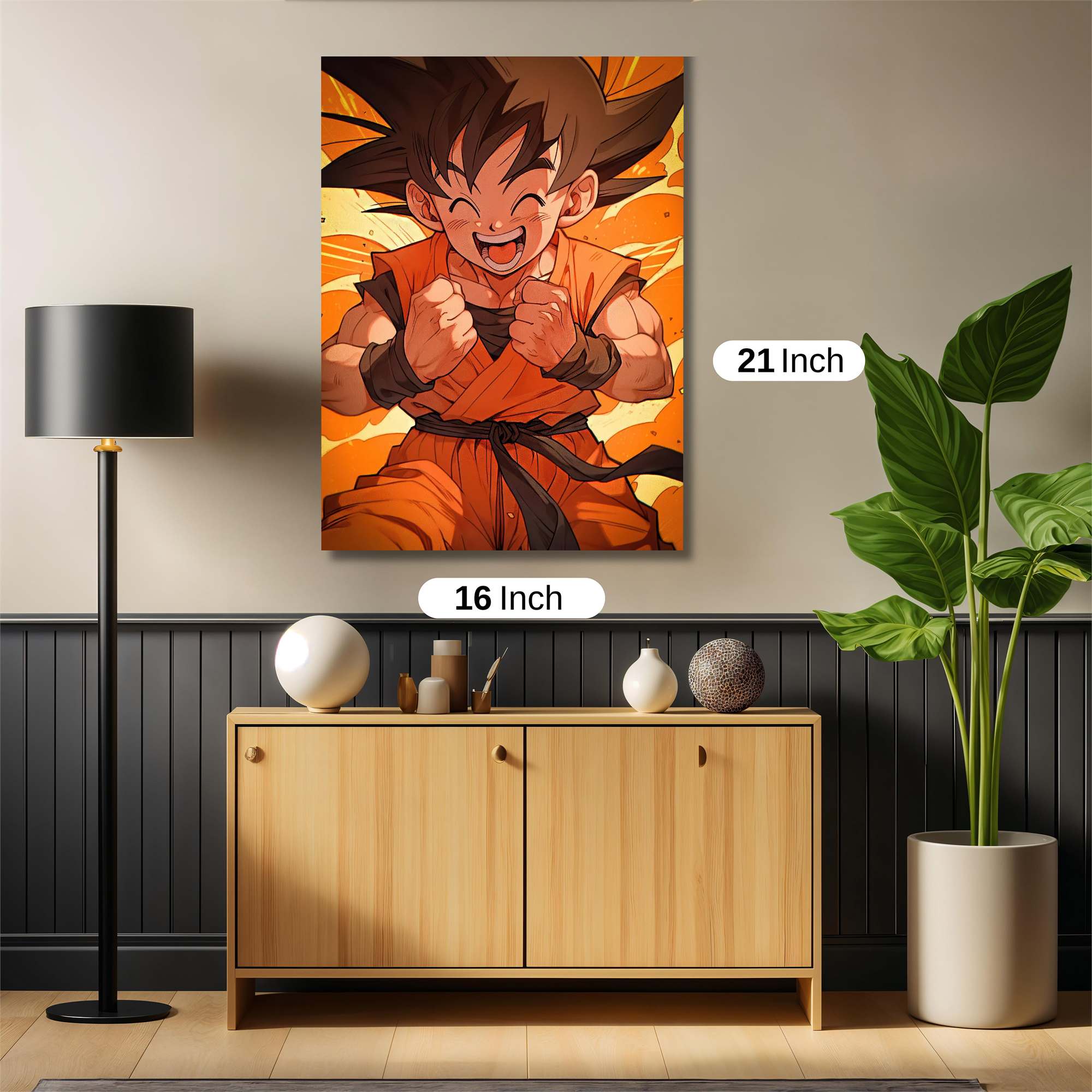 Goku Jubilant Safe Wall Magnetic / M