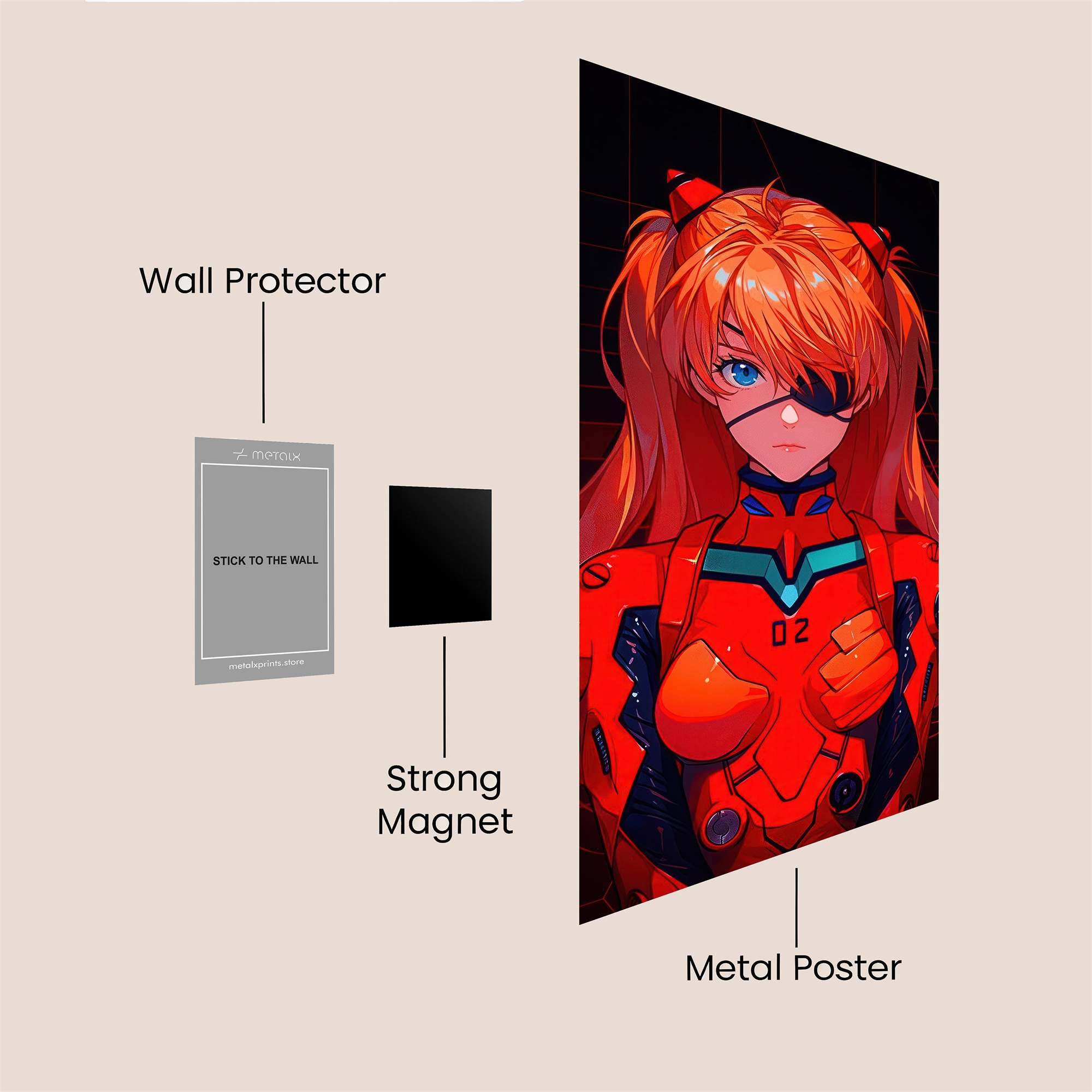 Asuka Defiant Safe Wall Magnetic / M