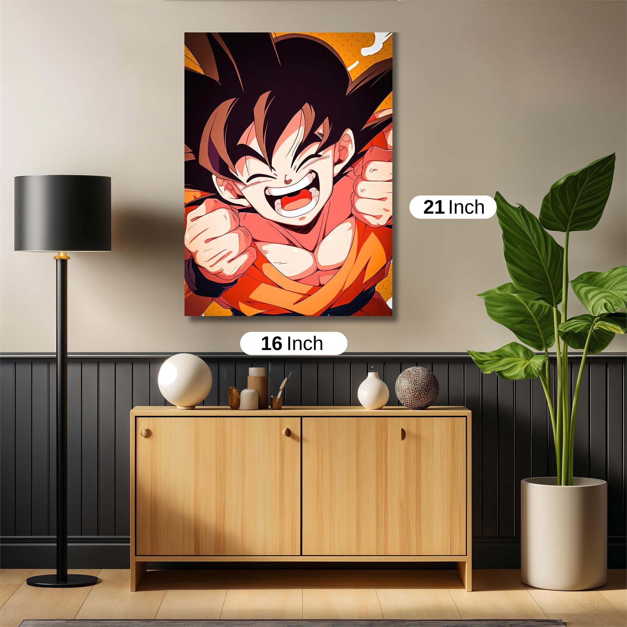 Goku Jubilant Safe Wall Magnetic / M