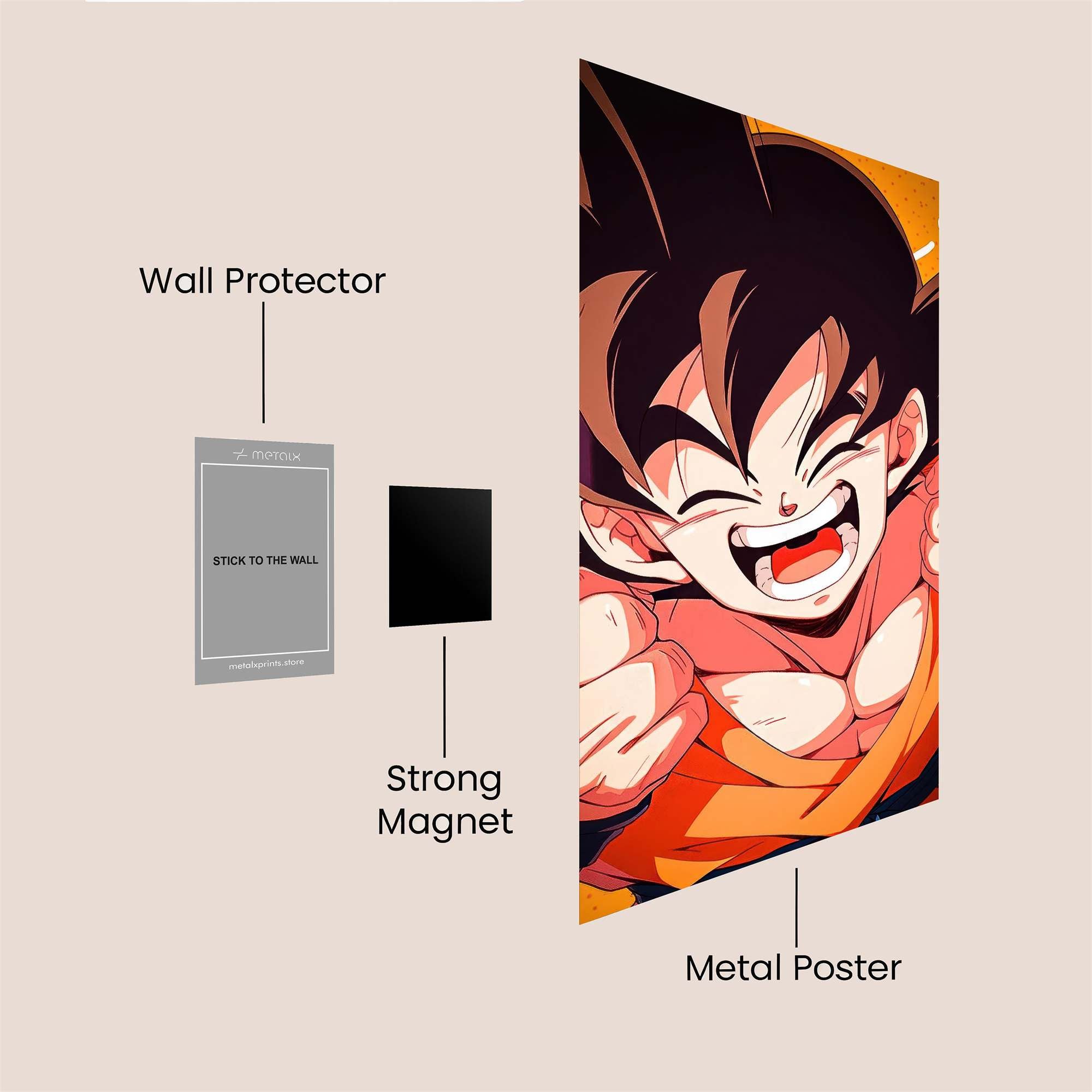 Goku Jubilant Safe Wall Magnetic / M