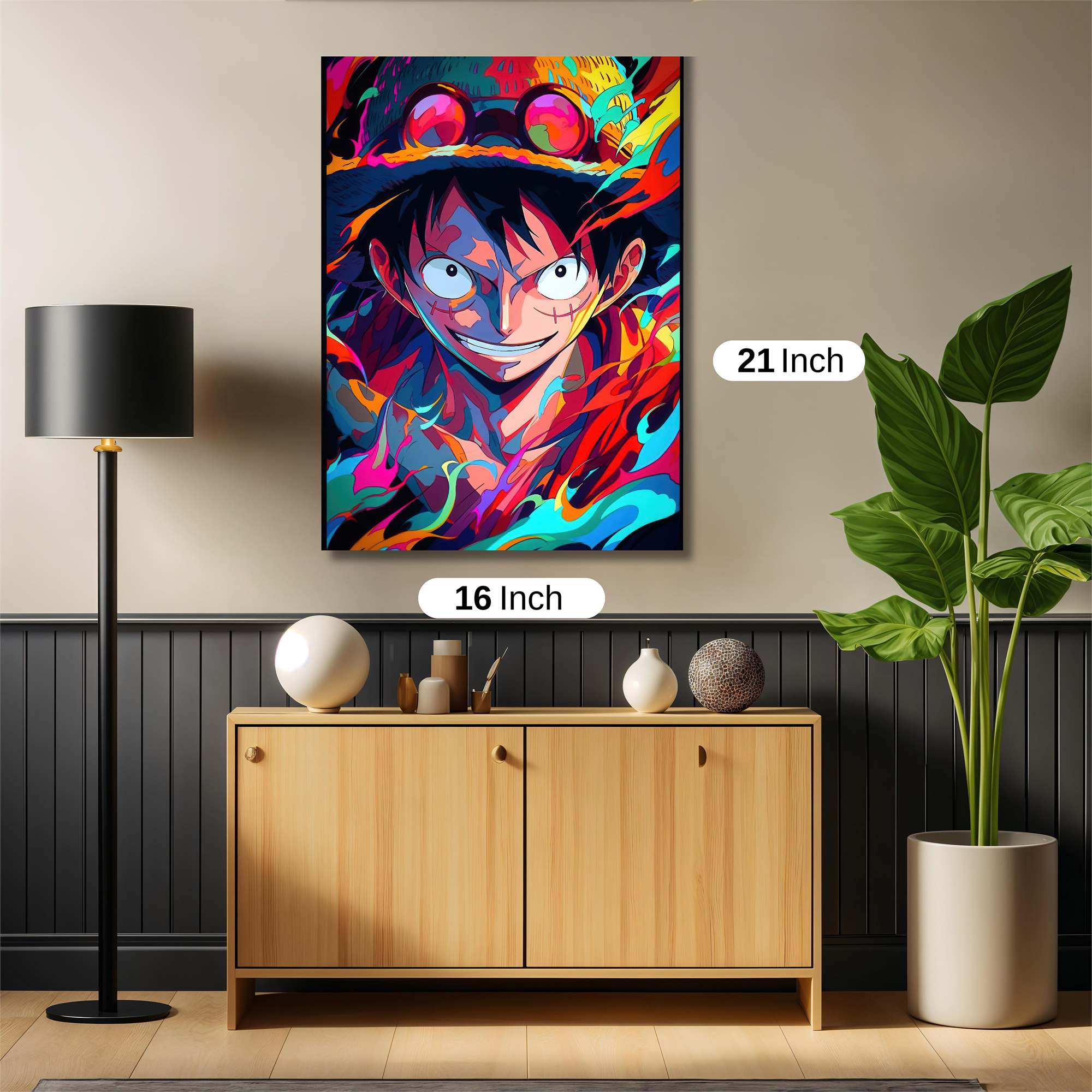 Luffy Vibrant Safe Wall Magnetic / M