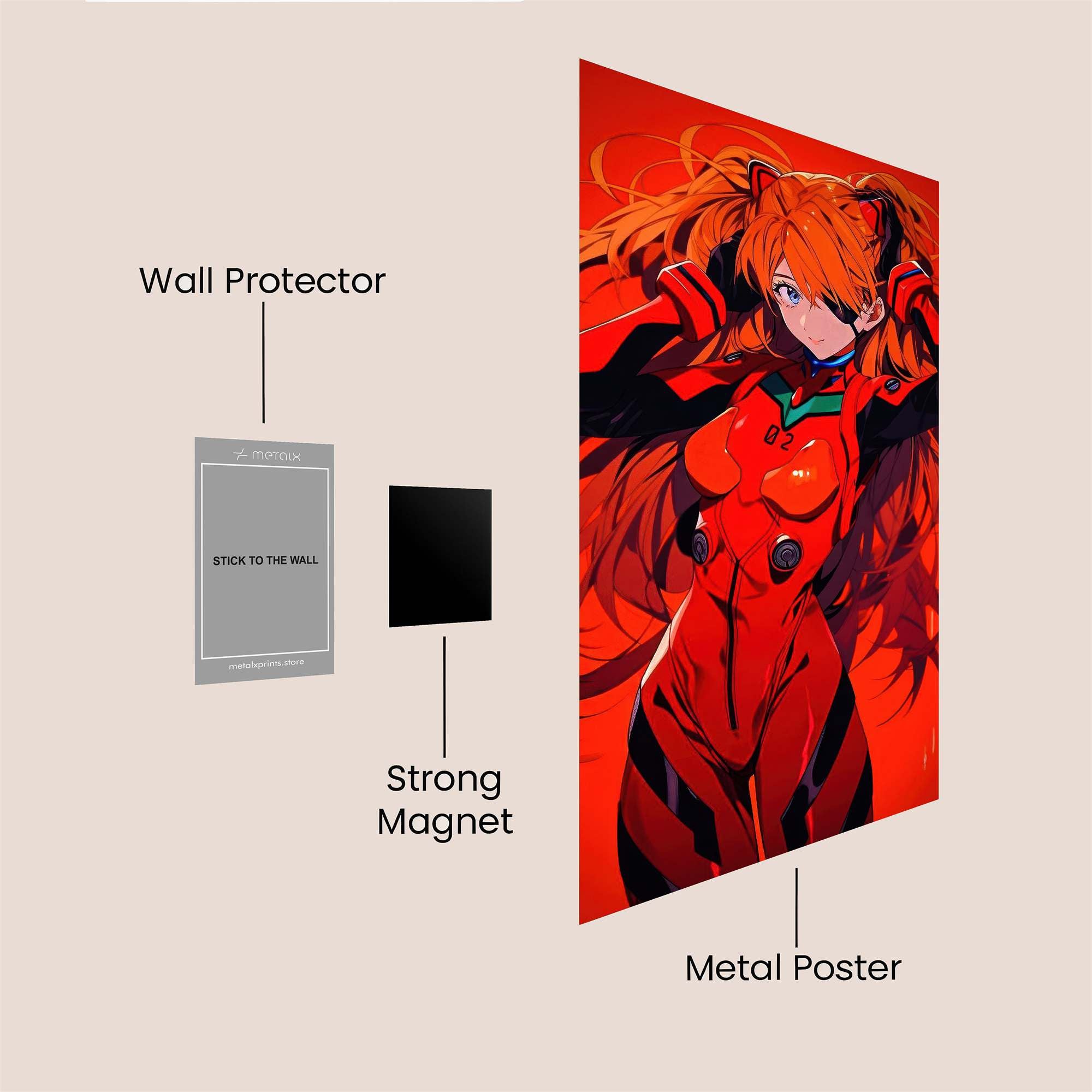 Asuka Fierce Safe Wall Magnetic / M