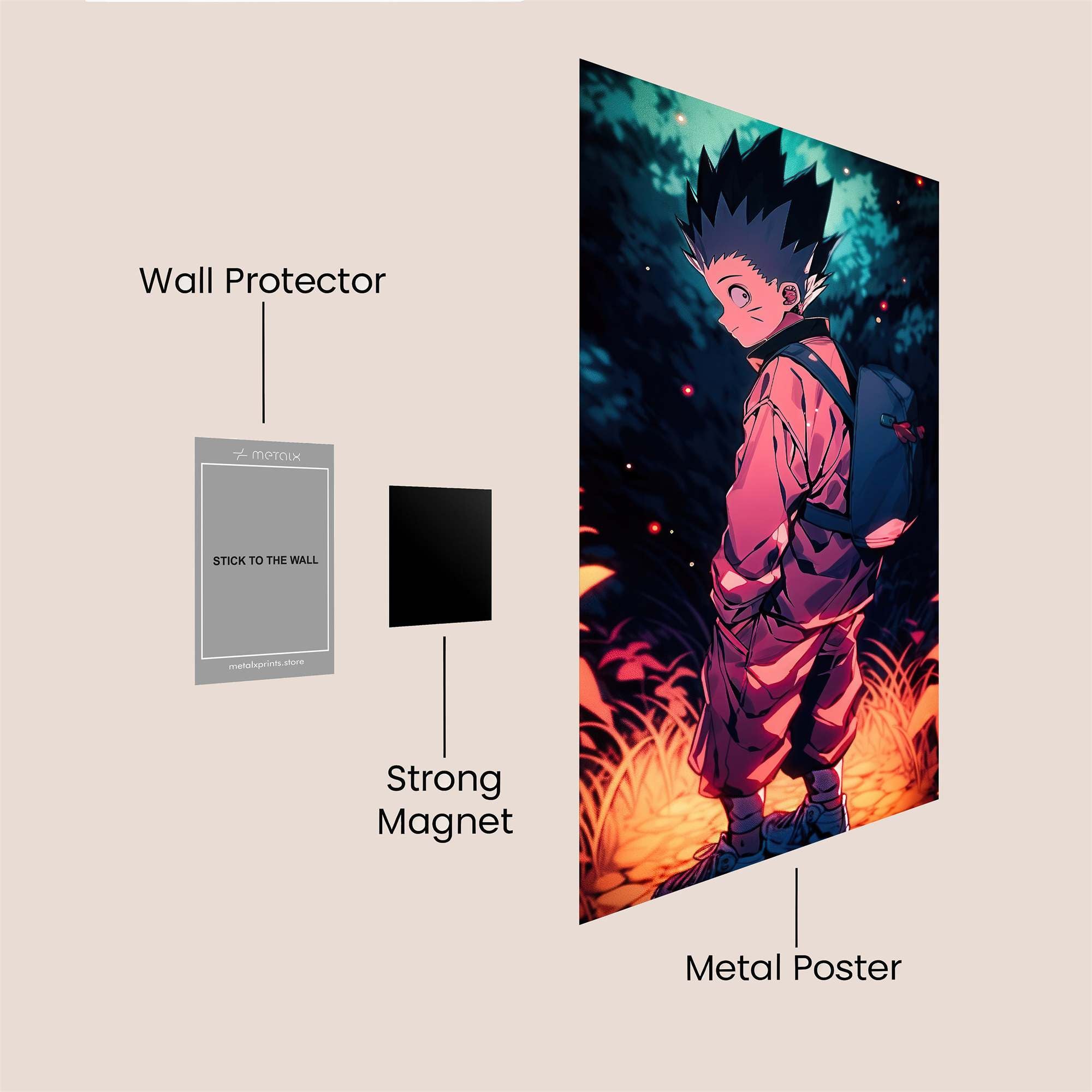 Gon Adventurous Safe Wall Magnetic / M