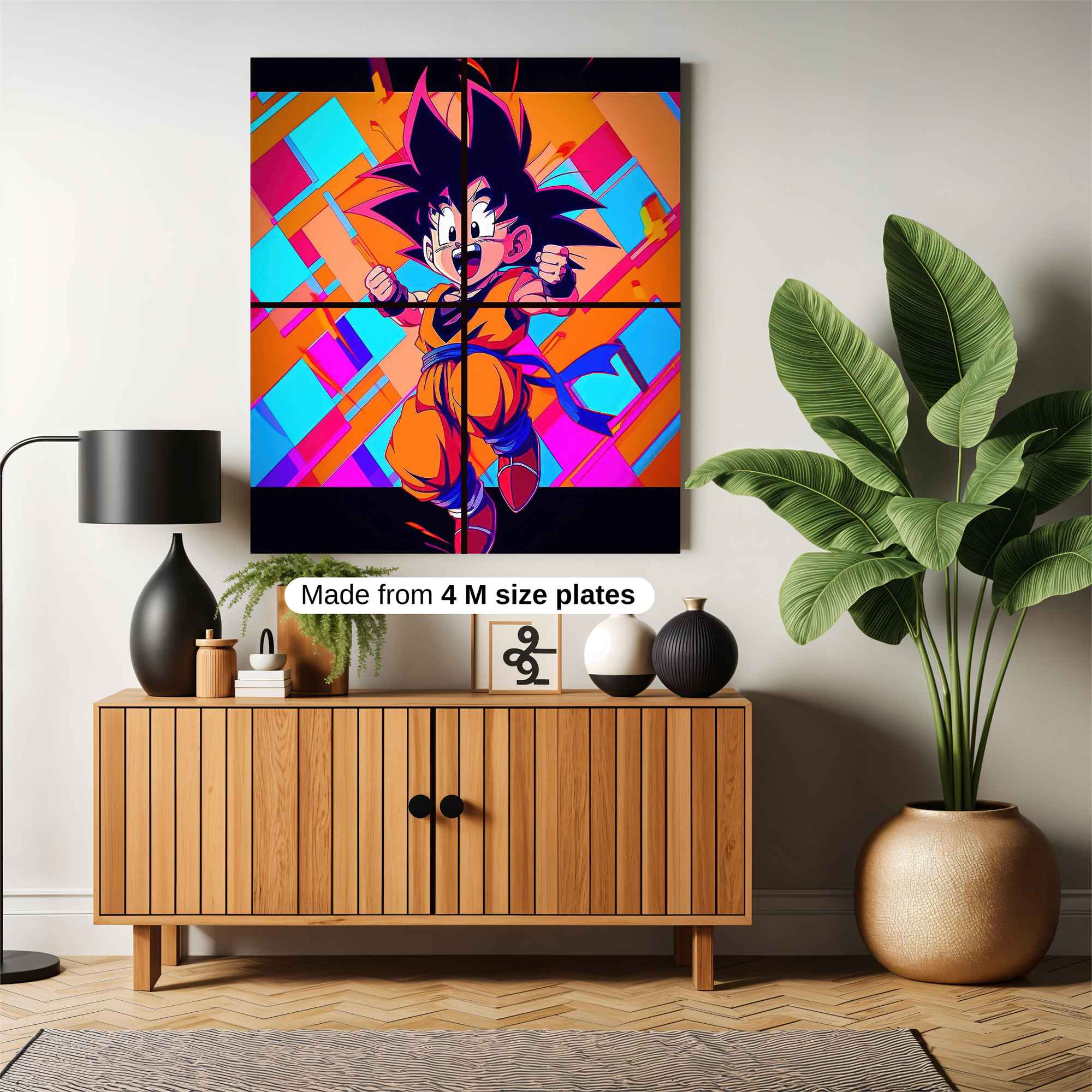 Goku Gleeful Safe Wall Magnetic / M
