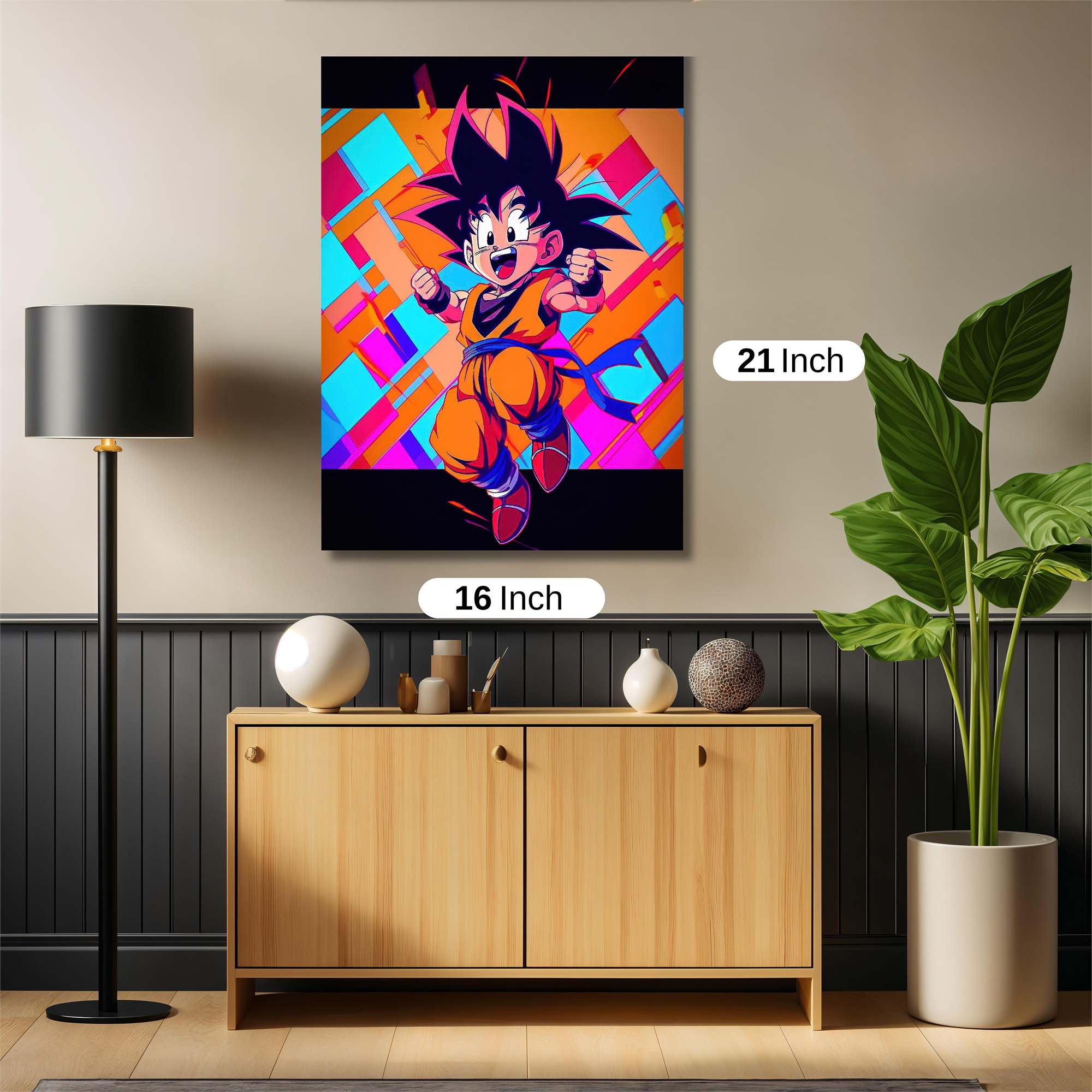 Goku Gleeful Safe Wall Magnetic / M