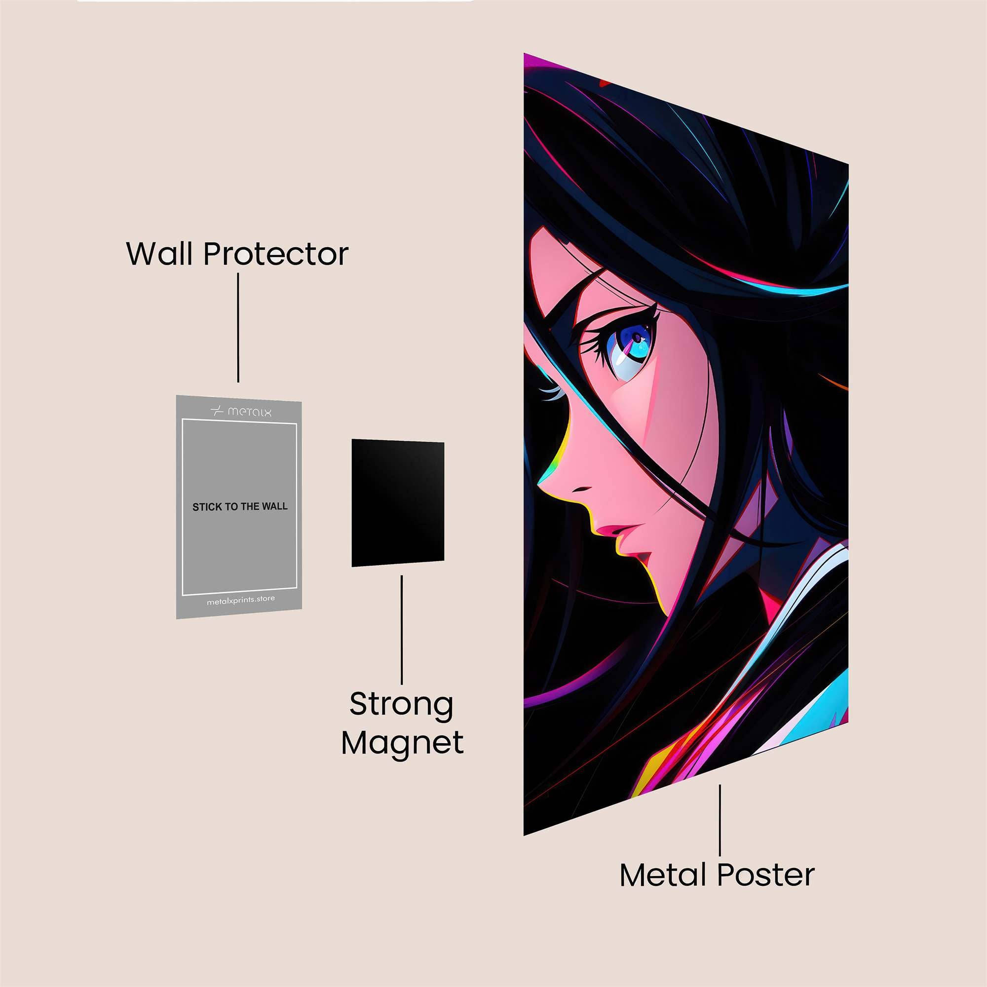 Mystic Elegance Safe Wall Magnetic / M