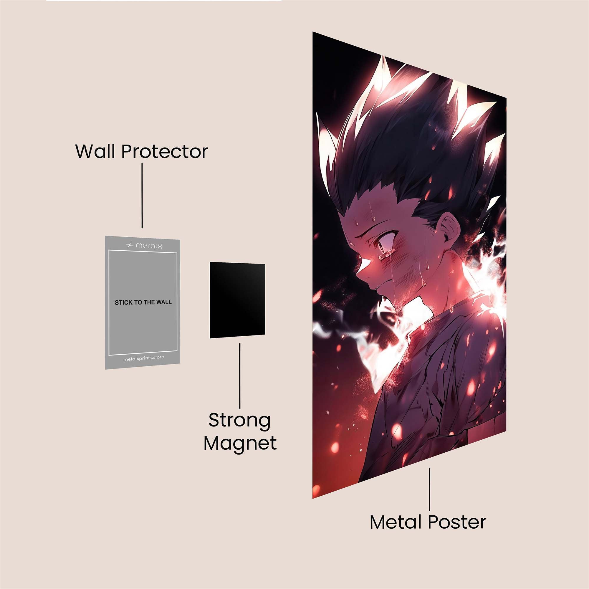 Gon Ignited Safe Wall Magnetic / M