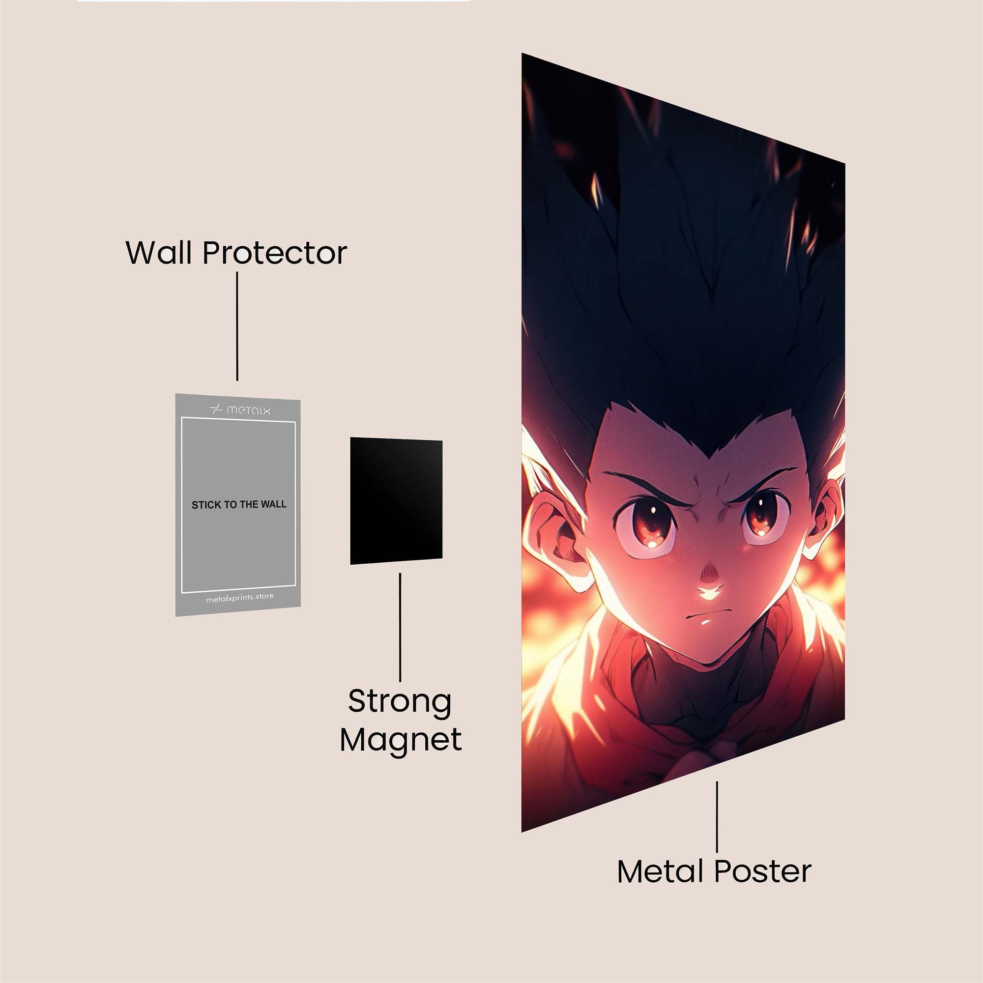 Gon Fierce Safe Wall Magnetic / M