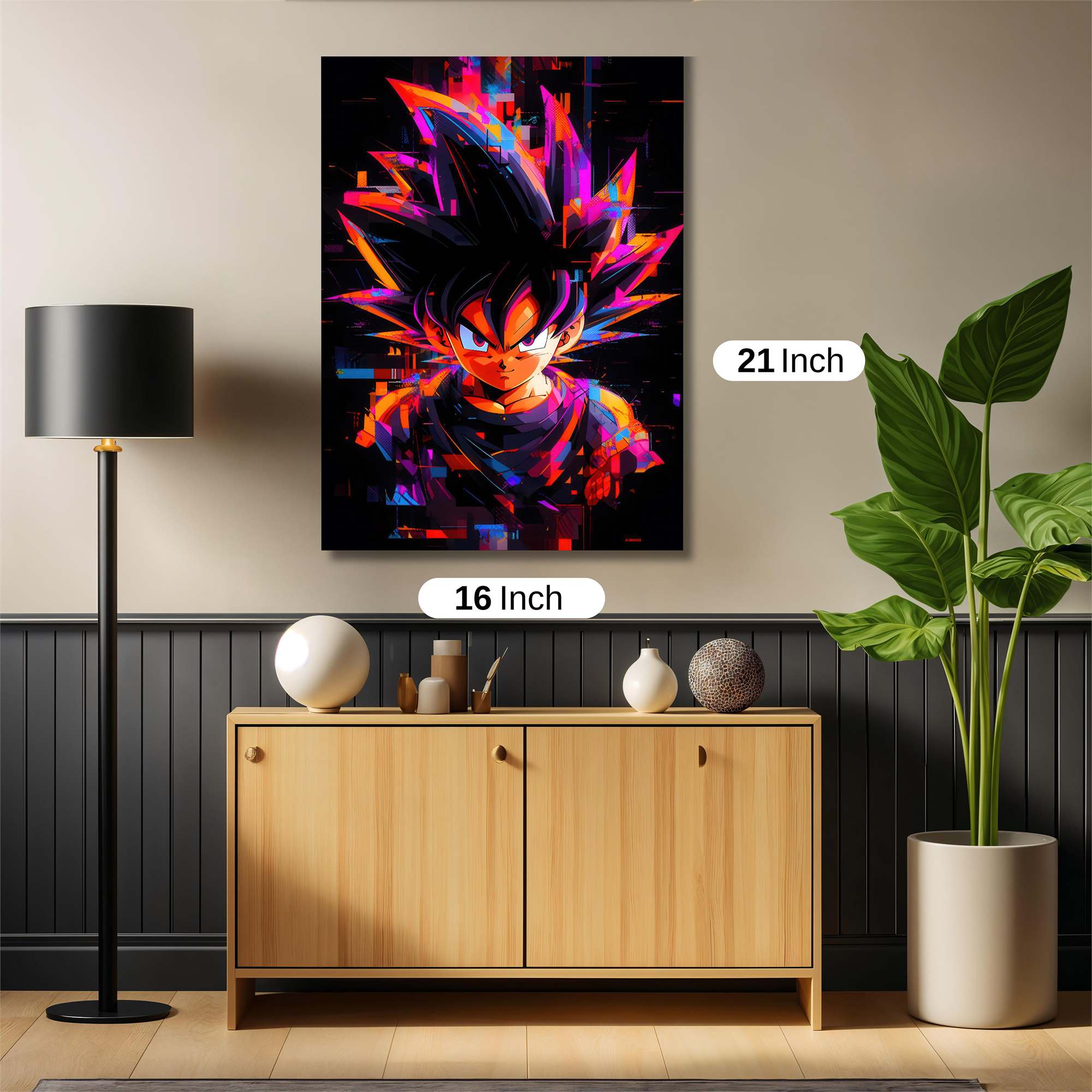 Goku Glitch Safe Wall Magnetic / M