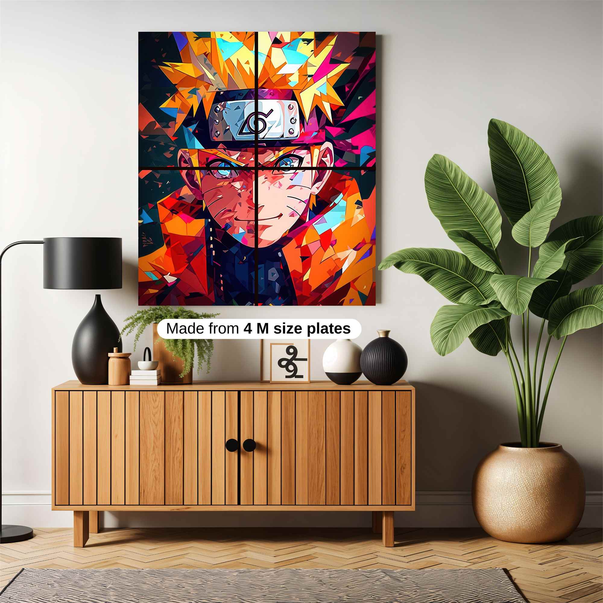 Naruto Vibrant Safe Wall Magnetic / M