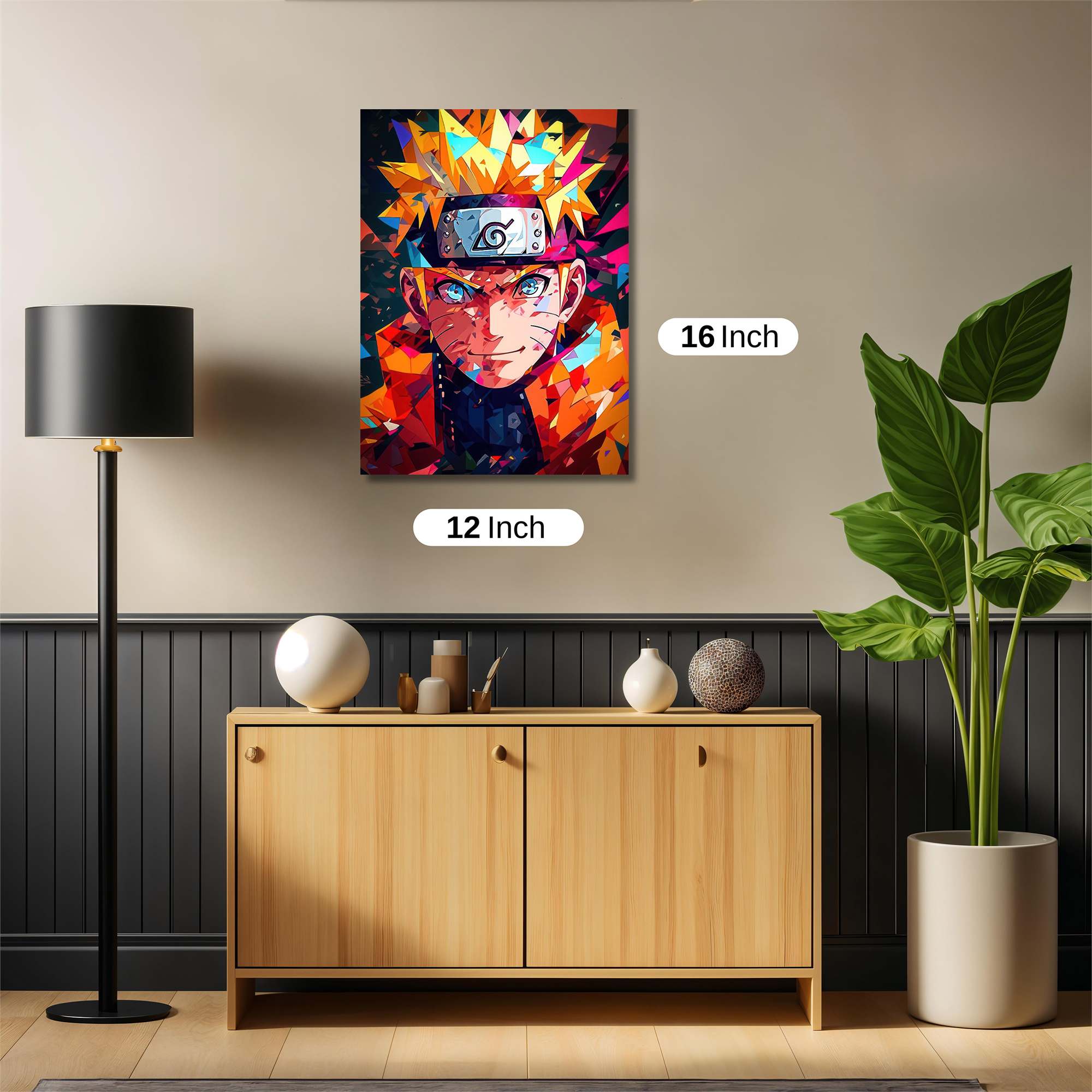 Naruto Vibrant Safe Wall Magnetic / M