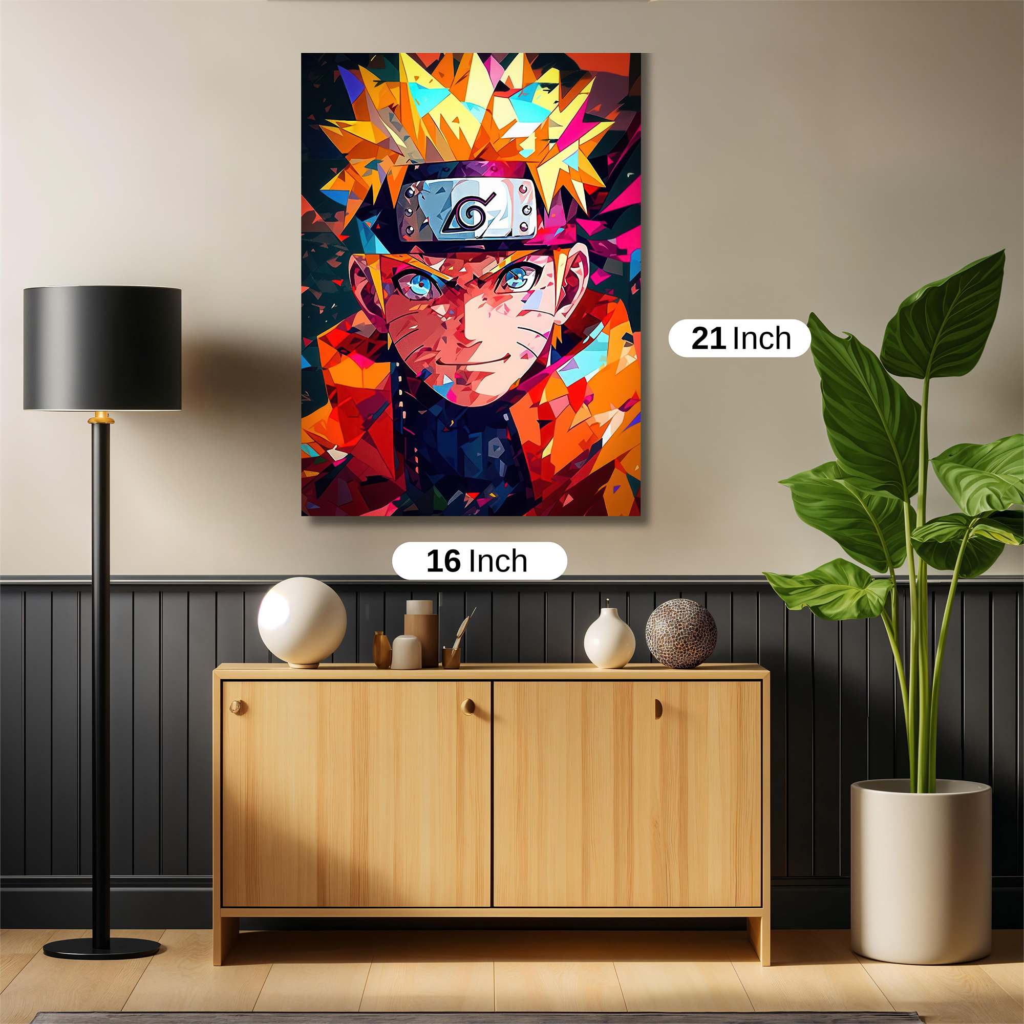 Naruto Vibrant Safe Wall Magnetic / M