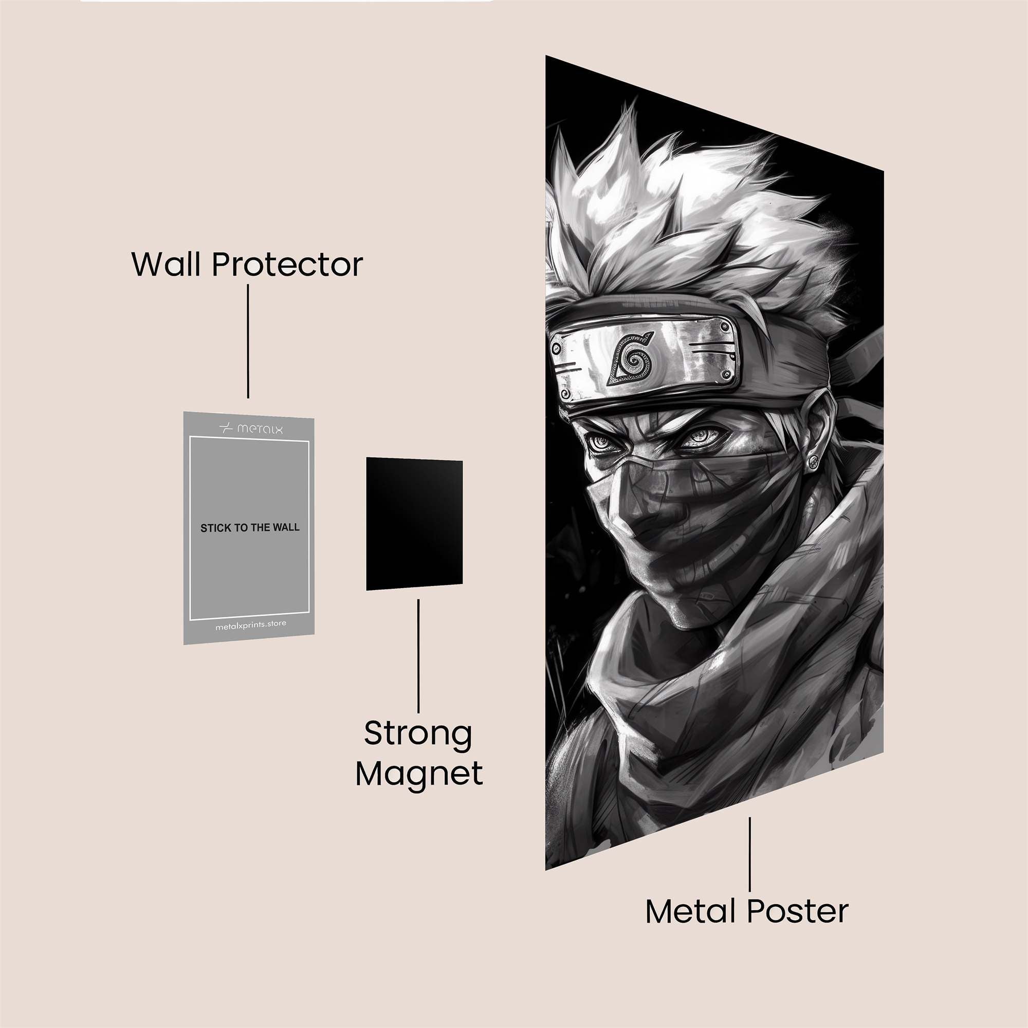 Kakashi Intense Safe Wall Magnetic / M