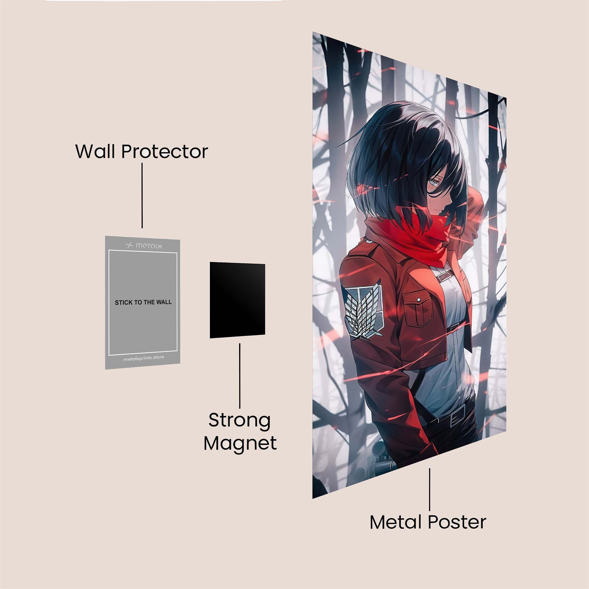Mikasa Melancholy Safe Wall Magnetic / M