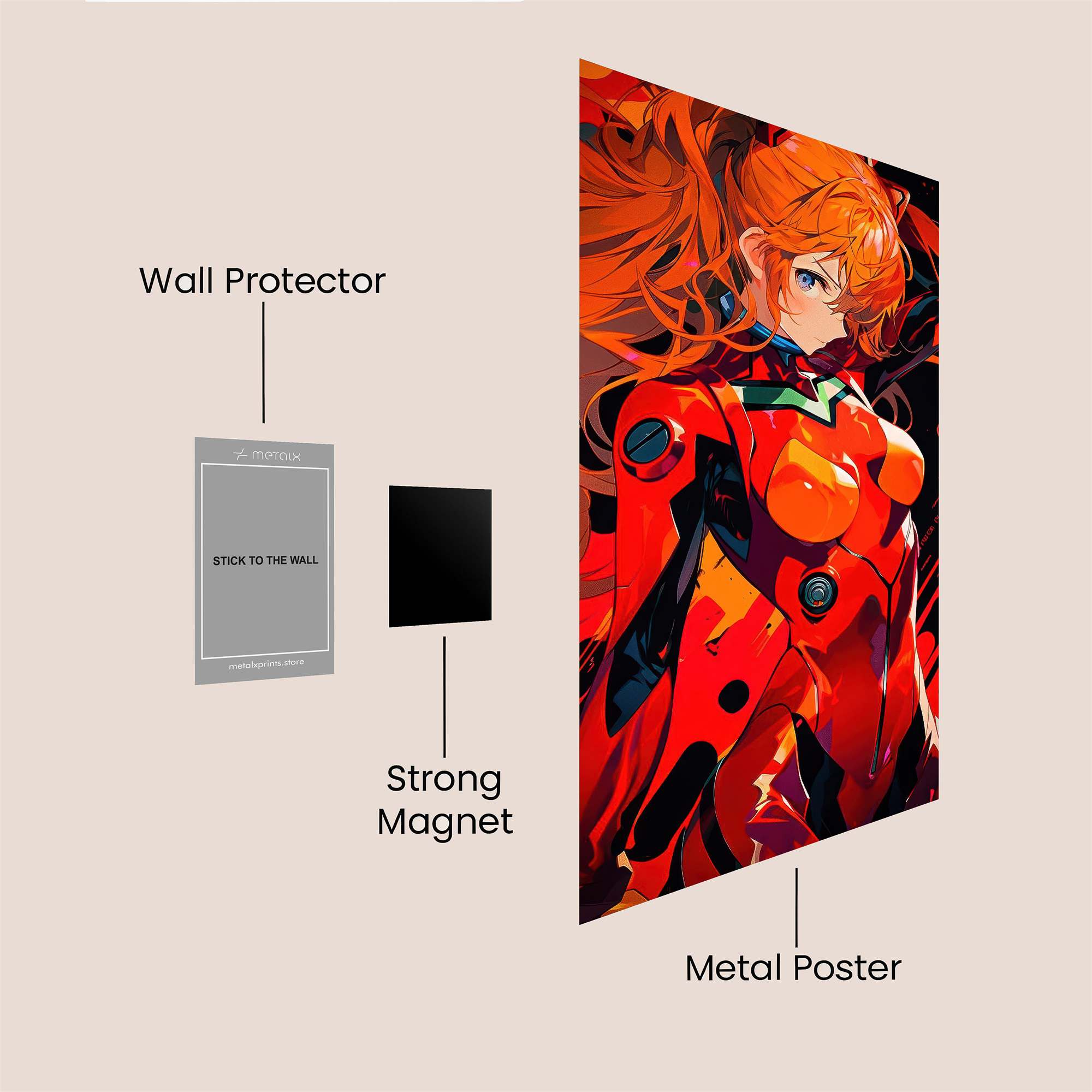 Asuka Fierce Safe Wall Magnetic / M
