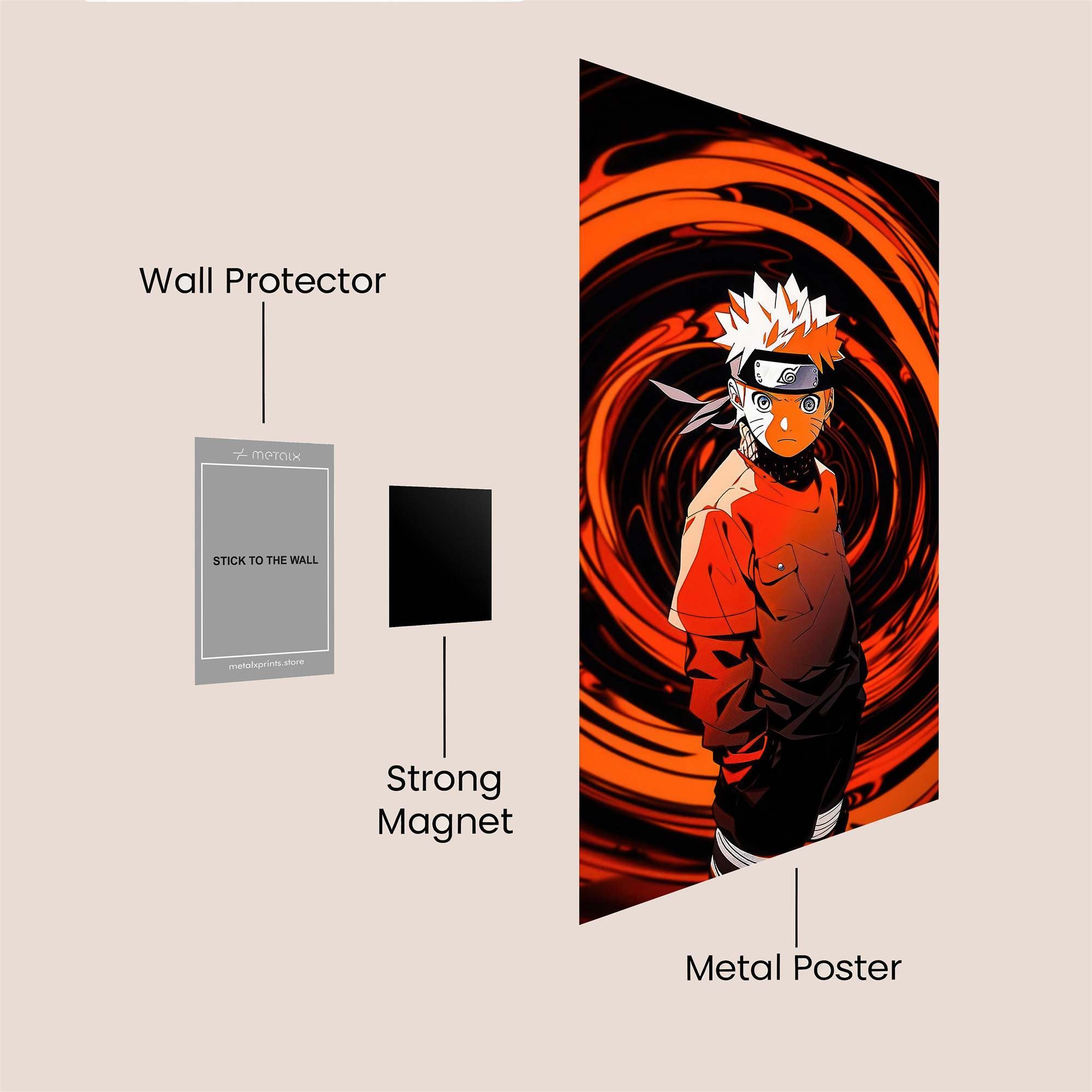 Naruto Vortex Safe Wall Magnetic / M