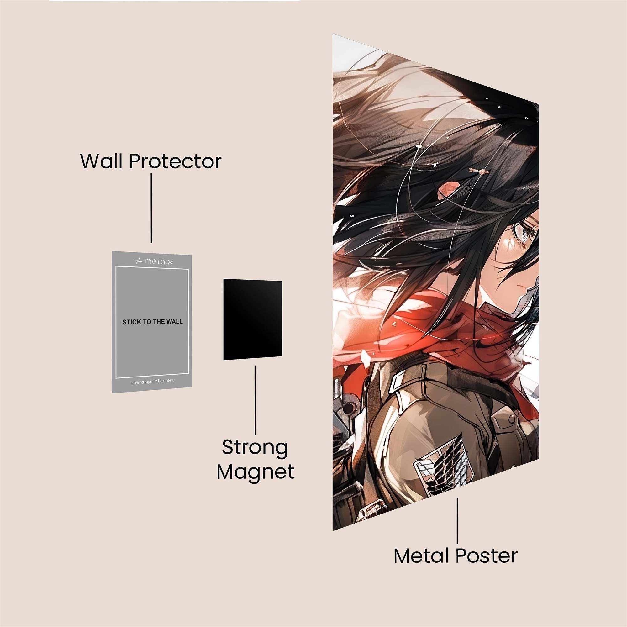 Mikasa Melancholy Safe Wall Magnetic / M